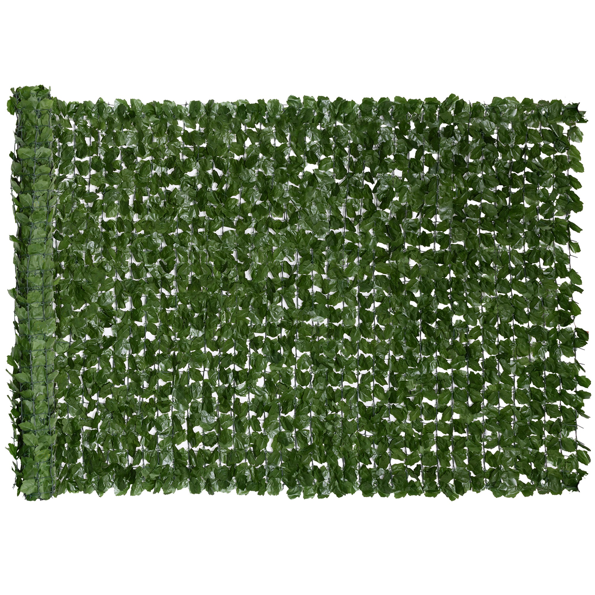 Efeu Heckenrolle Mit Sonnenblumen Knstliche Efeu Sichtschutz 1x3m Mit  Sonnenblumen - UV-Schutz Heckenrolle Fr Balkon & Zaun