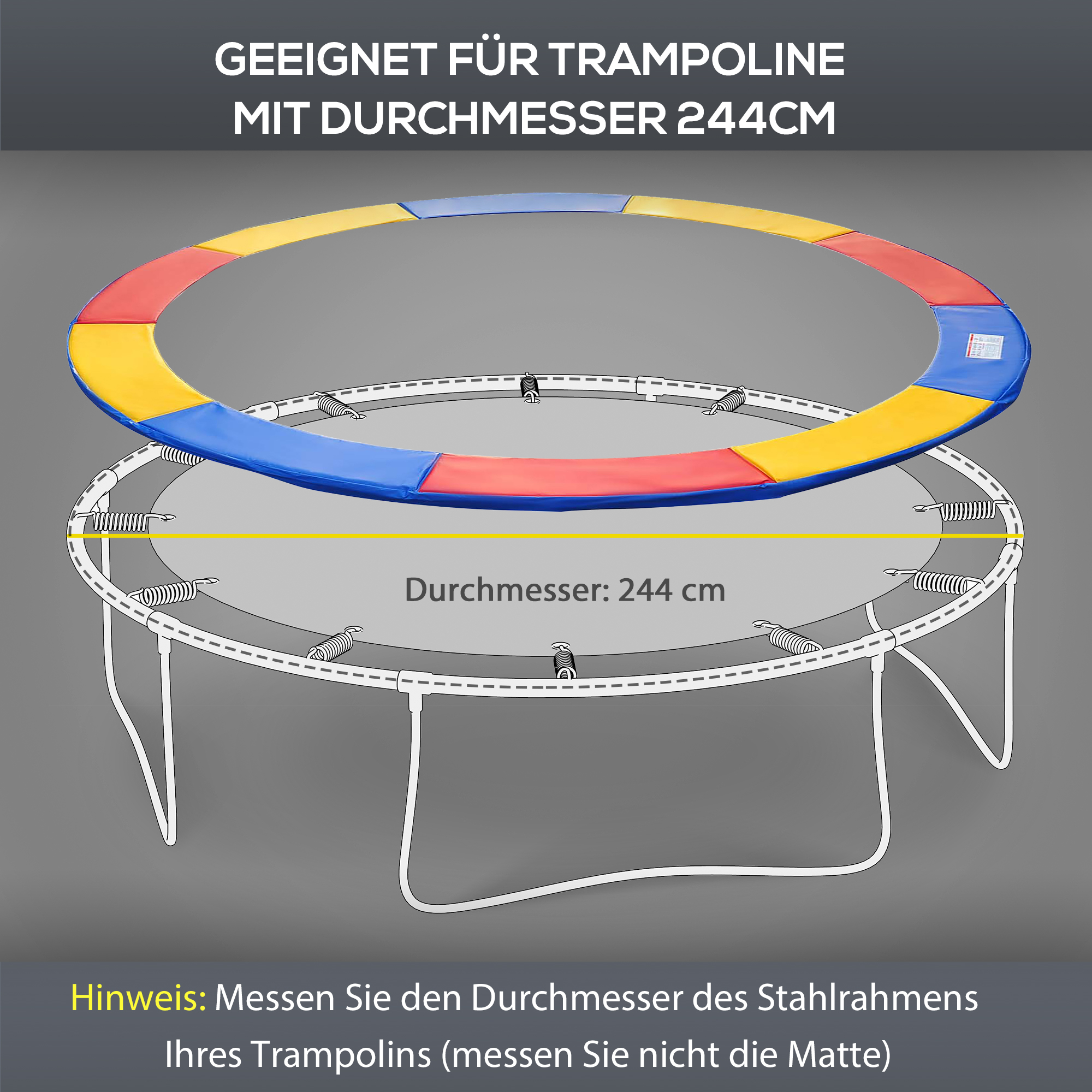 Randabdeckung Ersatzteil für Trampolin Marimex 366 cm
