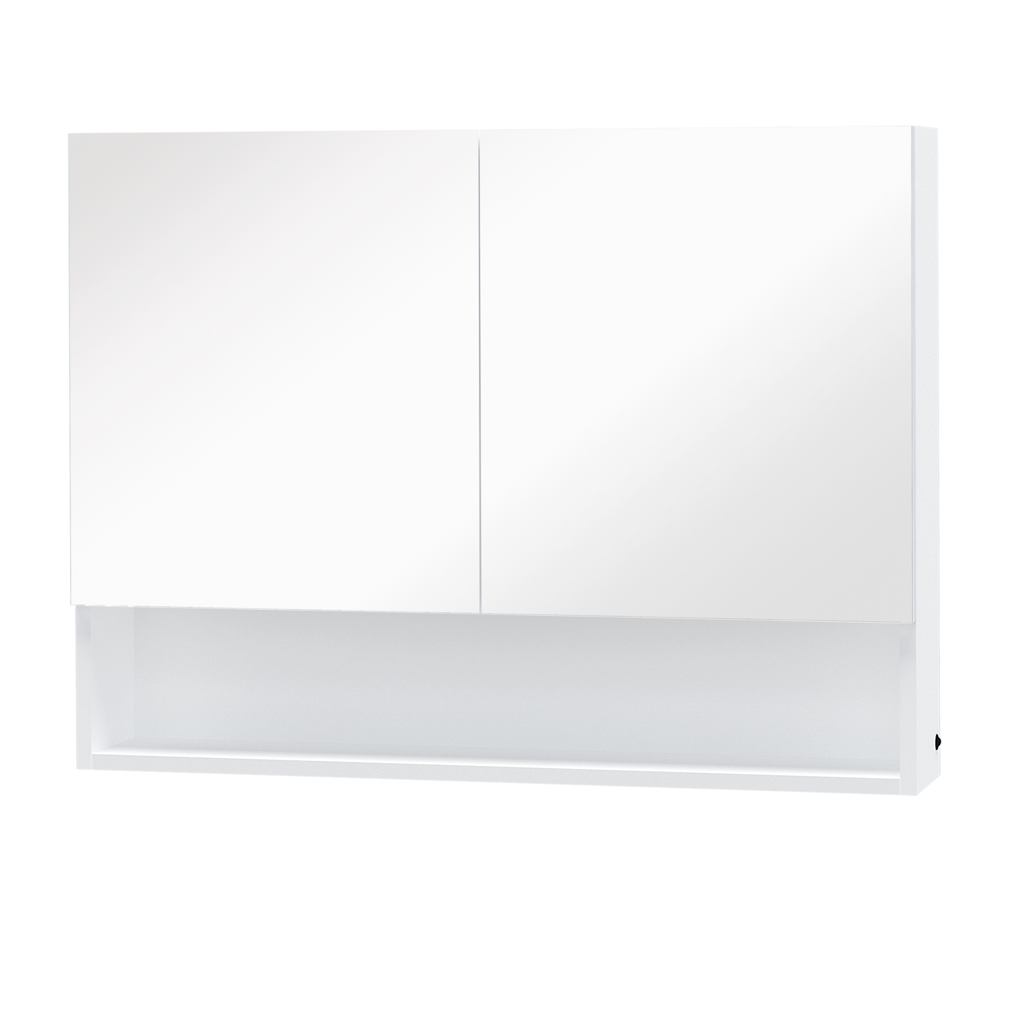 Homcom Led Spiegelschrank Lichtspiegel 15W Badspiegel Badezimmerspiegel Wandspiegel Modell 4, Modern & Funktional Für Ihr Badezimmer Aosom.de