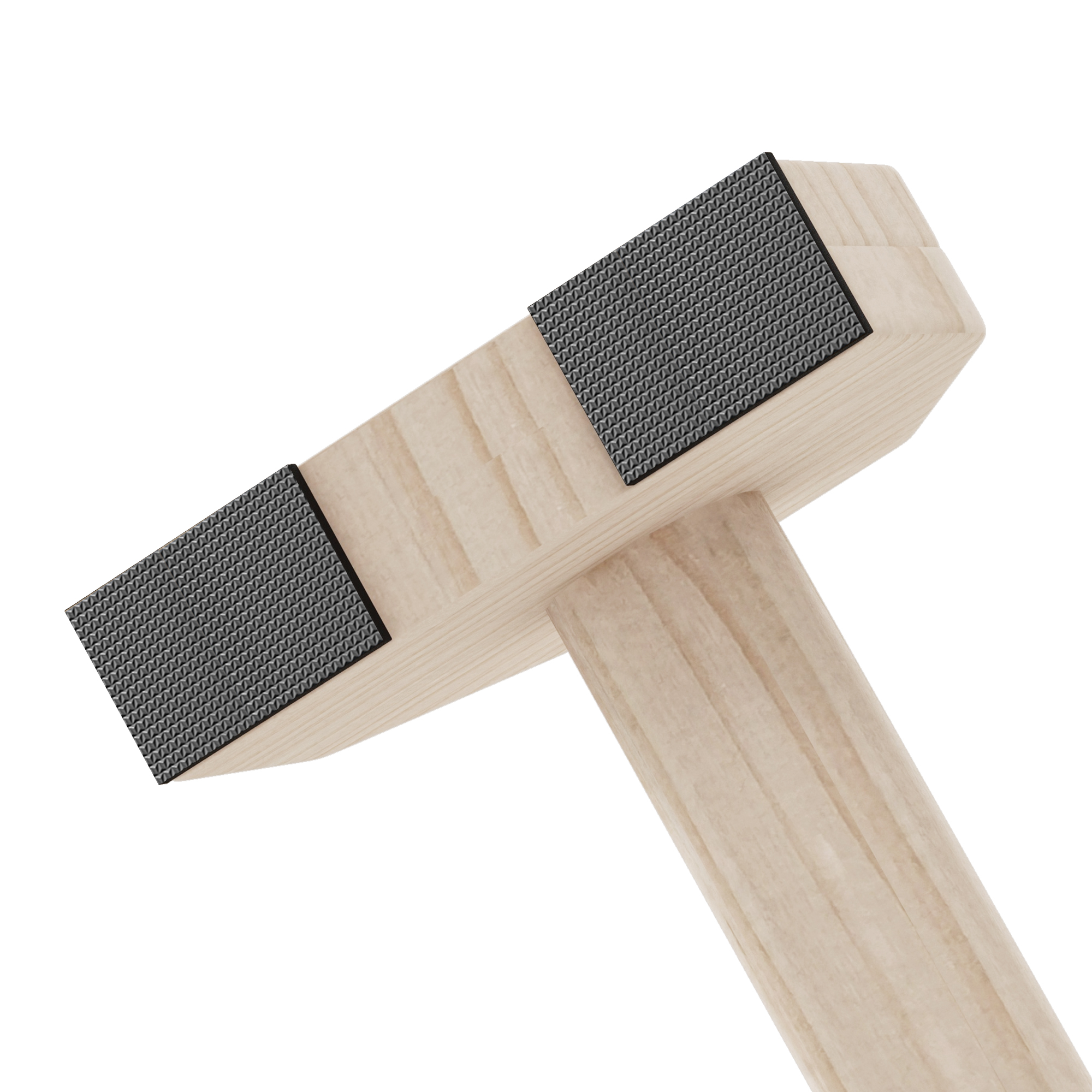 SPORTNOW Wooden Parralletes Bars, Push Up Handles with Non-Slip Base, Calisthenics Equipment, for Home Gym, Training 6