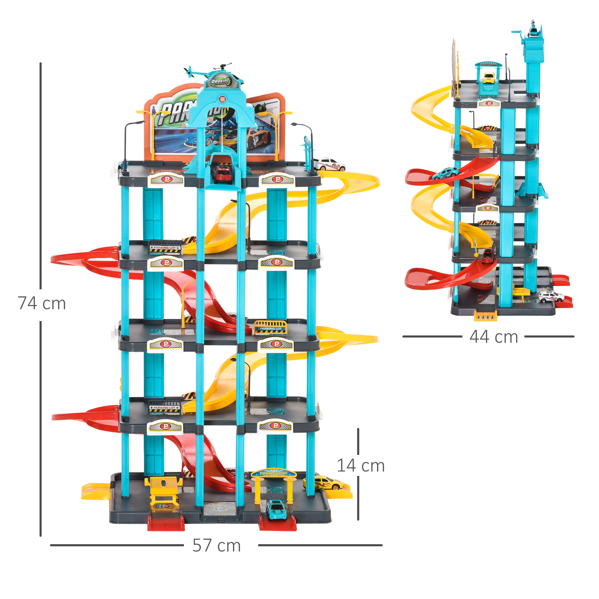 MOLTO | 5 etages Parking pour Les Enfants avec Garage, rampes
