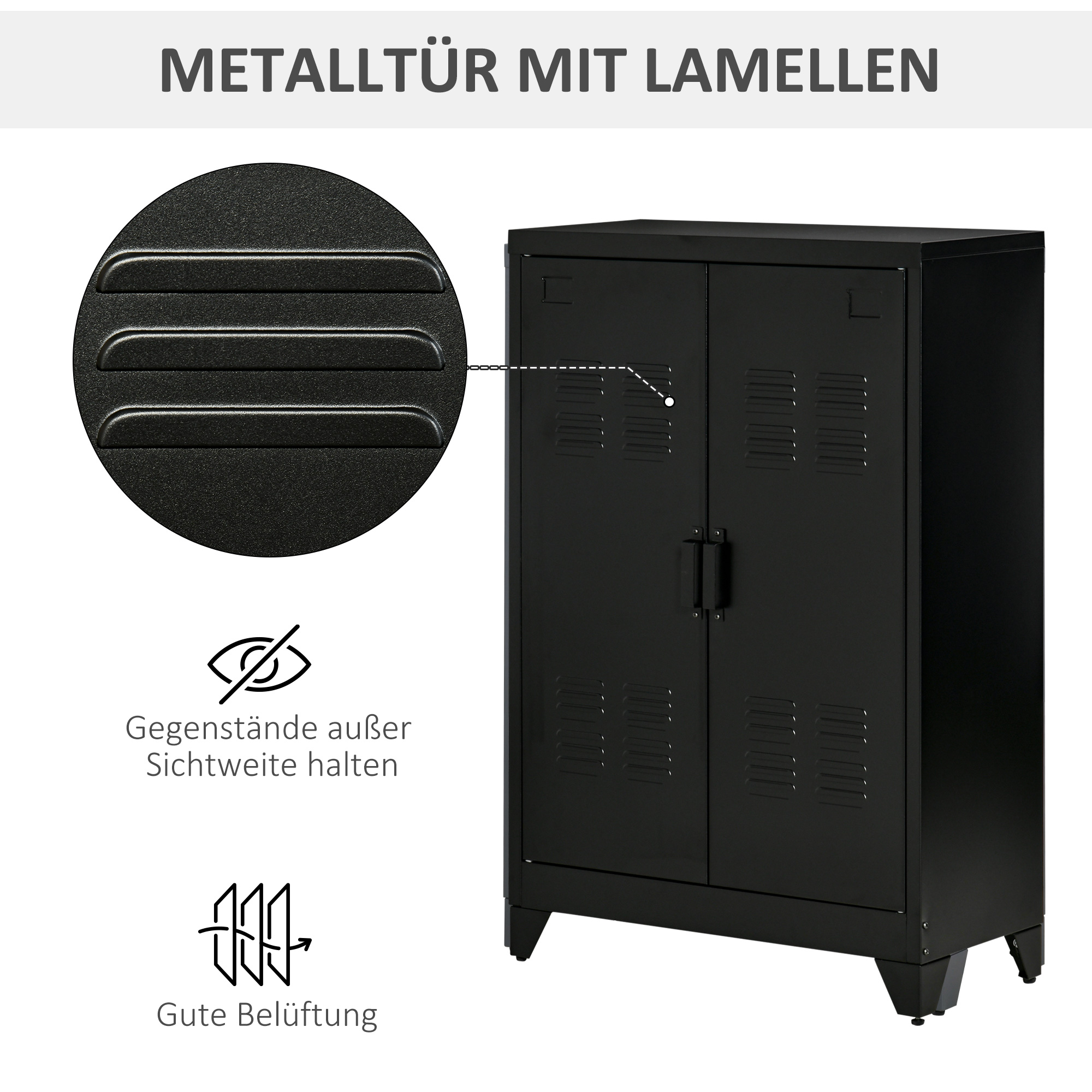 Metallist dokumendikapp, mitmeotstarbeline kapp magnetiliste liistudega topeltustega, reguleeritava riiuliga, kontorikapp, hoiukapp kabinetti või elutuppa, 75 x 33 x 1
