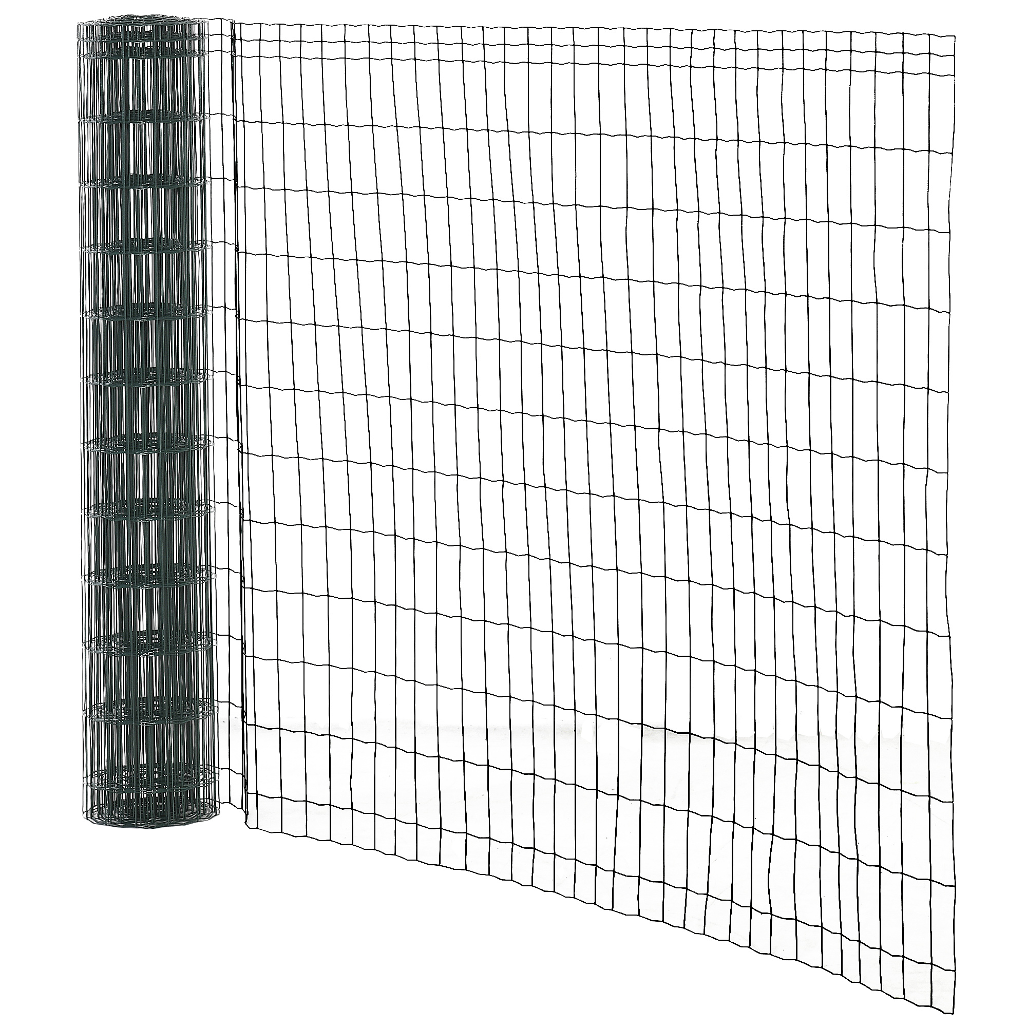 Pieloba Geflügelzaun – Grün, 1,60m X 50m, Maschenweite 5cm, Stärke 1,2mm, PE, UV-stabil, Reißkraft 35kg/Faden Hühnerzaun Grün Maschenweite 5cm