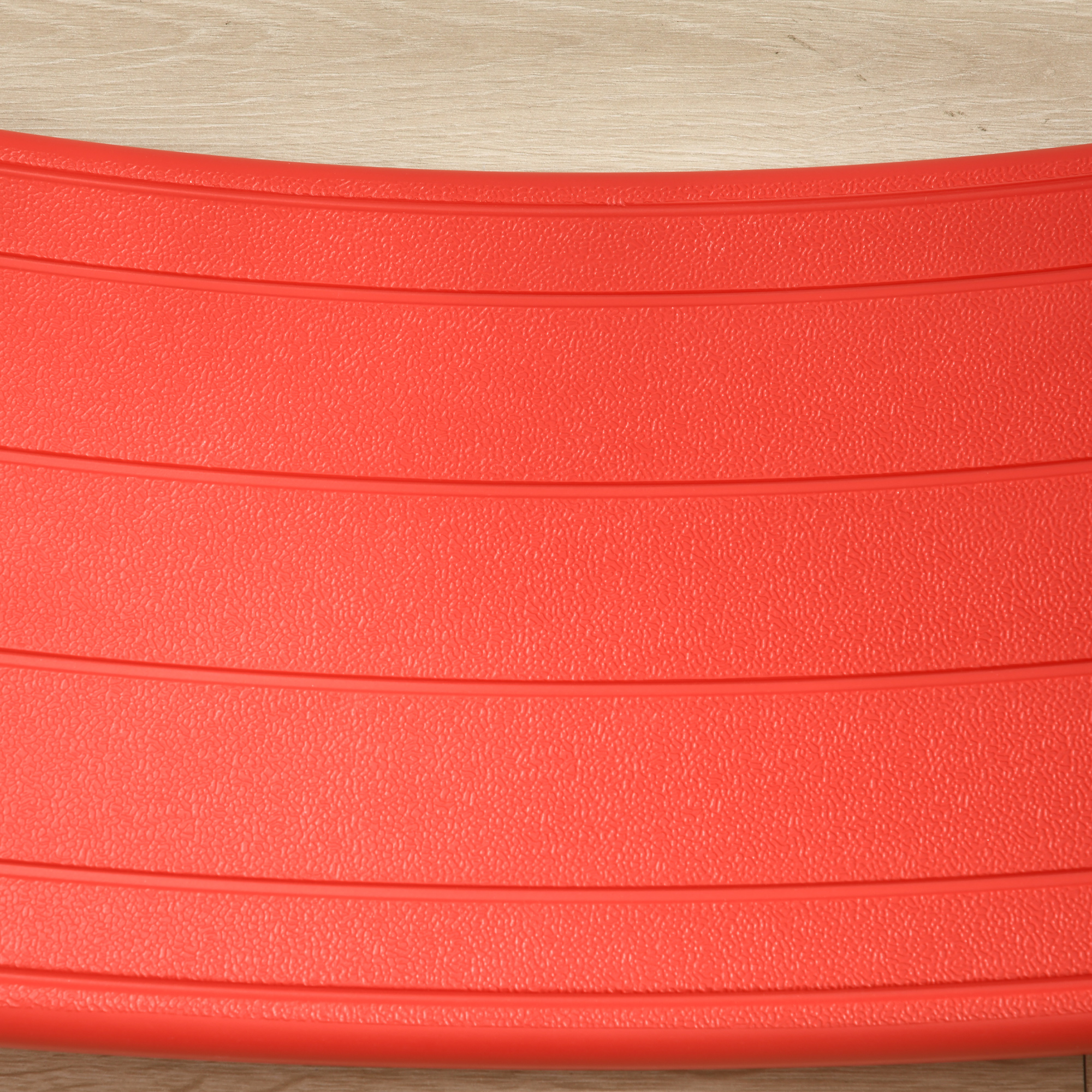 ZONEKIZ Balance Board Kids Wobble Board, Stepping Stone, Montessori Toy for Children, Nursery Toy, for Ages 3-6 Years, 82 x 27.5 x 19.5cm Red 8