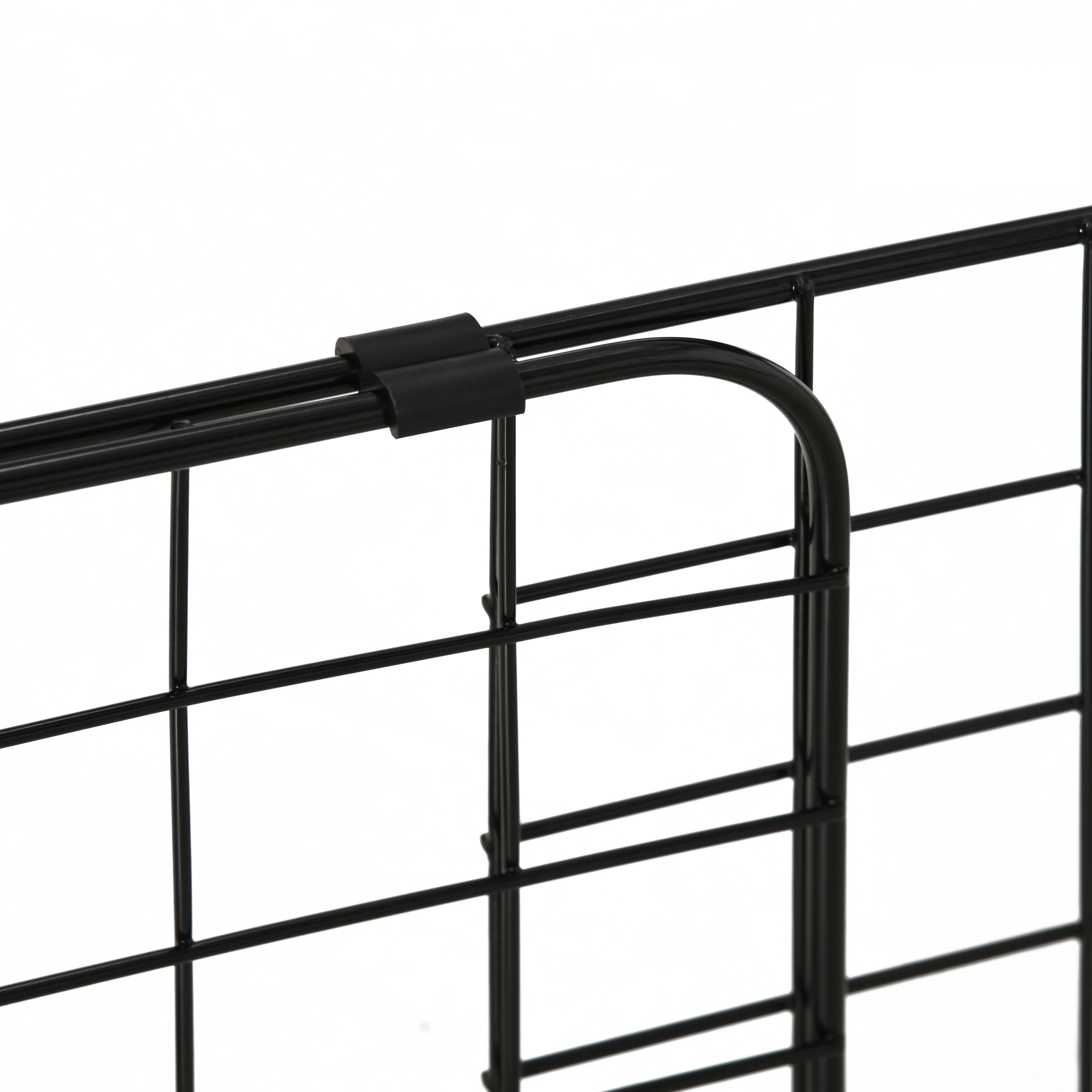 PawHut Grille Séparation Voiture Universelle Pour Chien - Barrière Réglable 91-152 Cm X 30 Cm Noir