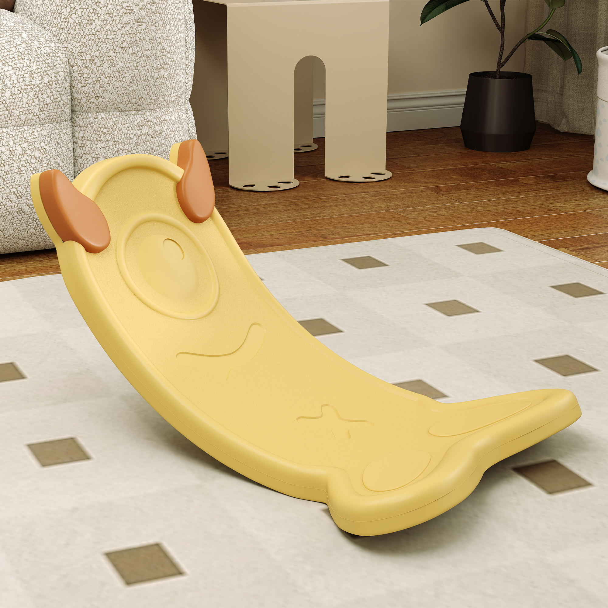 AIYAPLAY Balance Board for Kids Balance Training & Sensory Play, Yellow 8