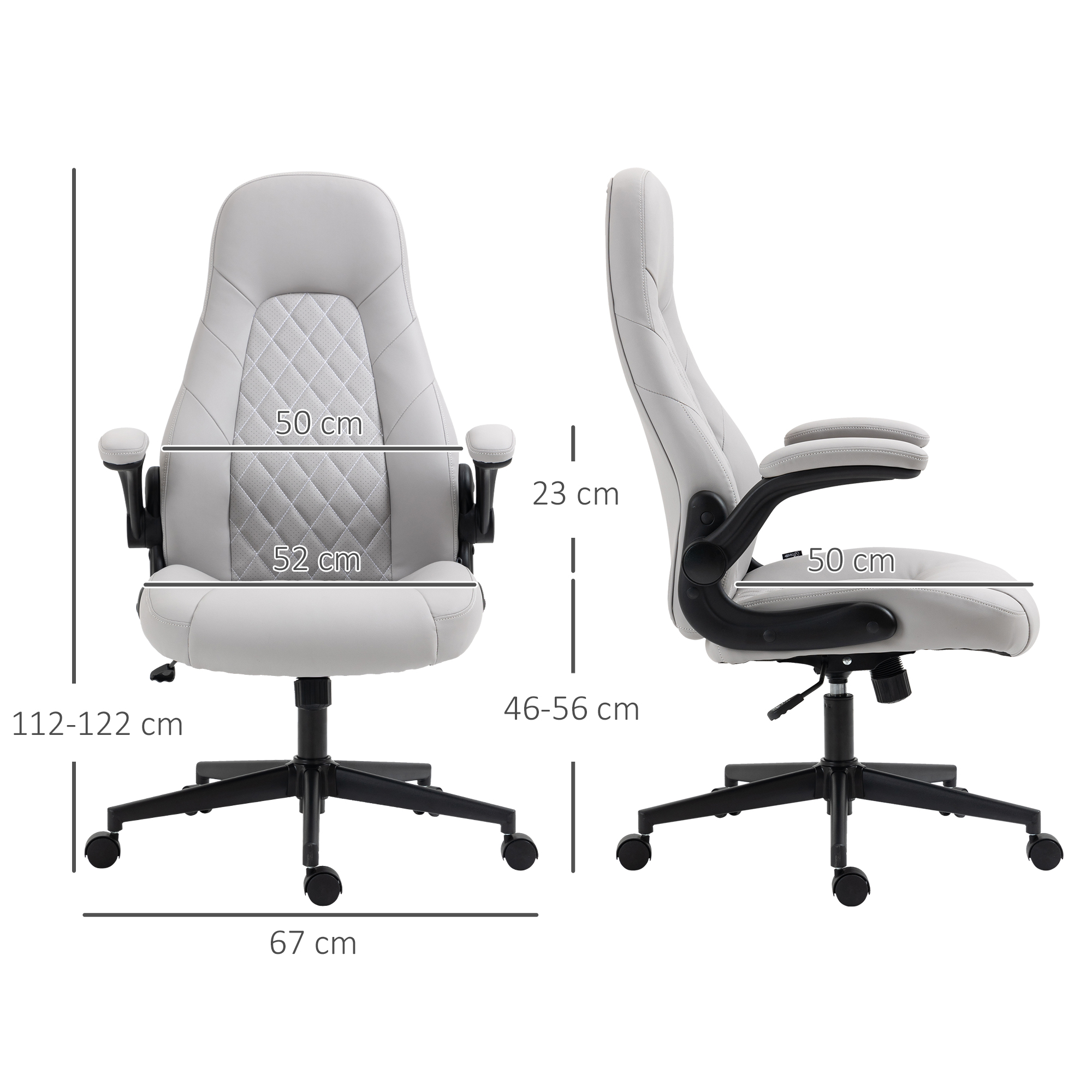 Sedia Da Ufficio In Rete Ergonomica – Regolabile In Altezza, Braccioli Ribaltabili, Supporto Lombare, Ruote Girevoli, Portata 113kg - 2