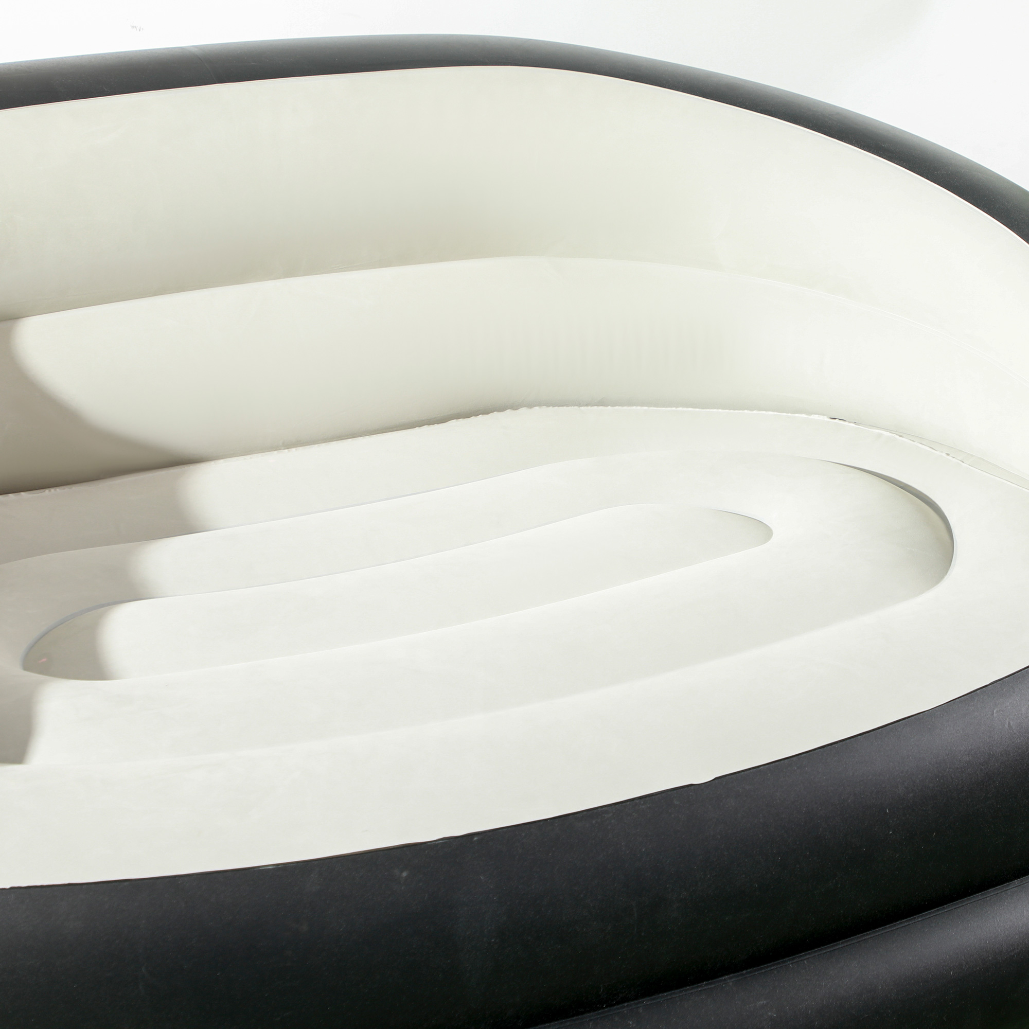 Outsunny Double Inflatable Seat Grey/Black 8