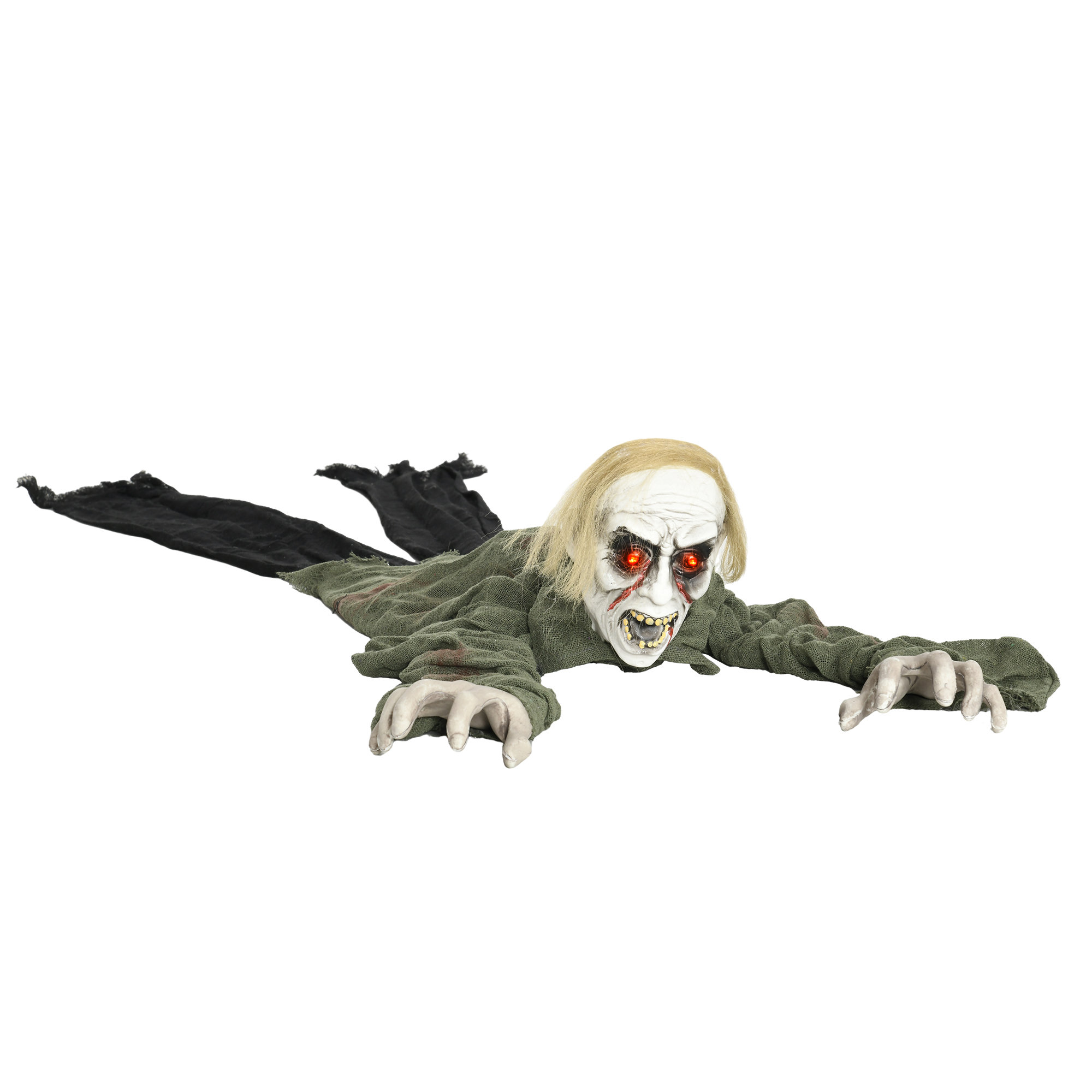 HOMCOM 167cm Halloween-Dekoration Zombie Untoter, Lebensechte Größe Hallowe günstig online kaufen
