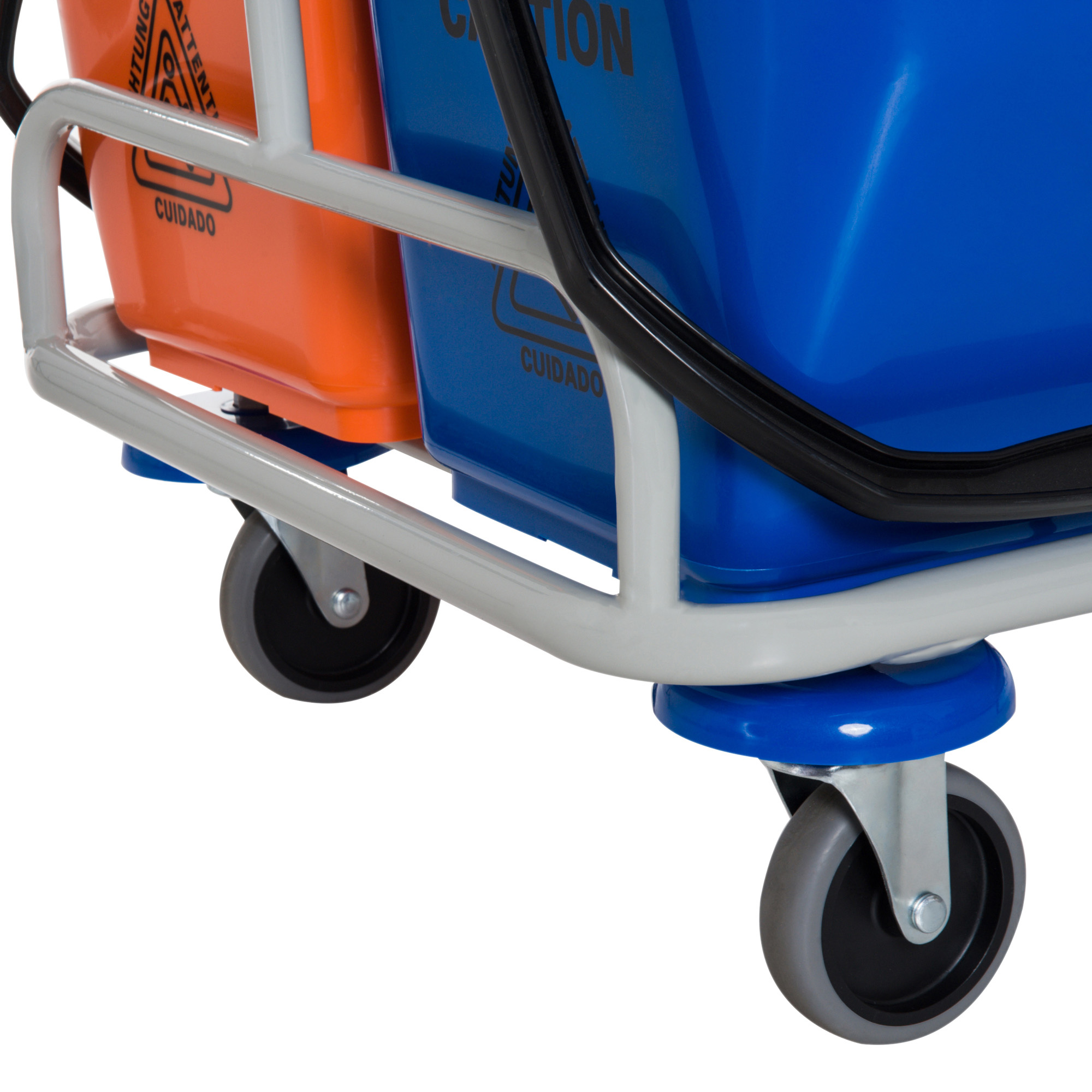 Carrello Per Pulizie Professionale - Secchio 26L, Strizzatore, Ruote Girevoli, Giallo, Per Casa E Ufficio