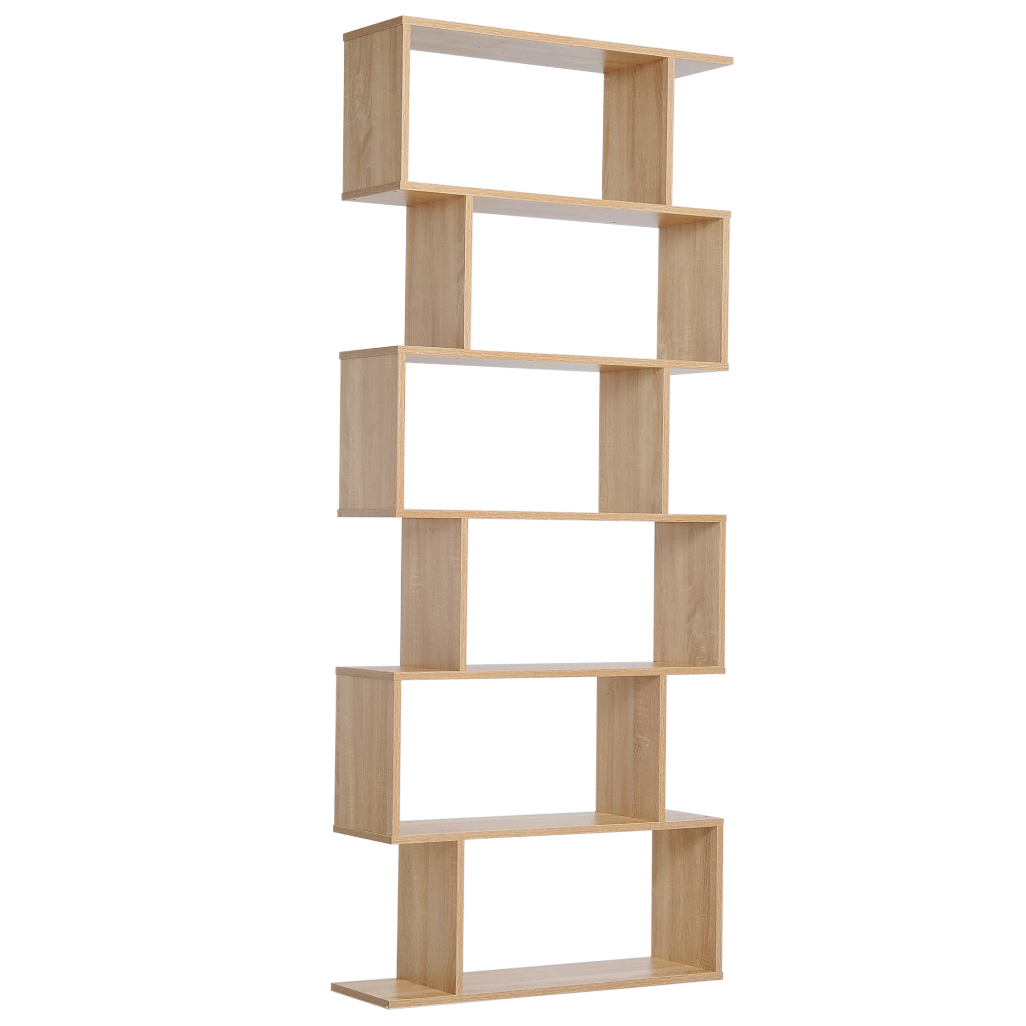 HOMCOM light oak shelf (ref. 833-382)