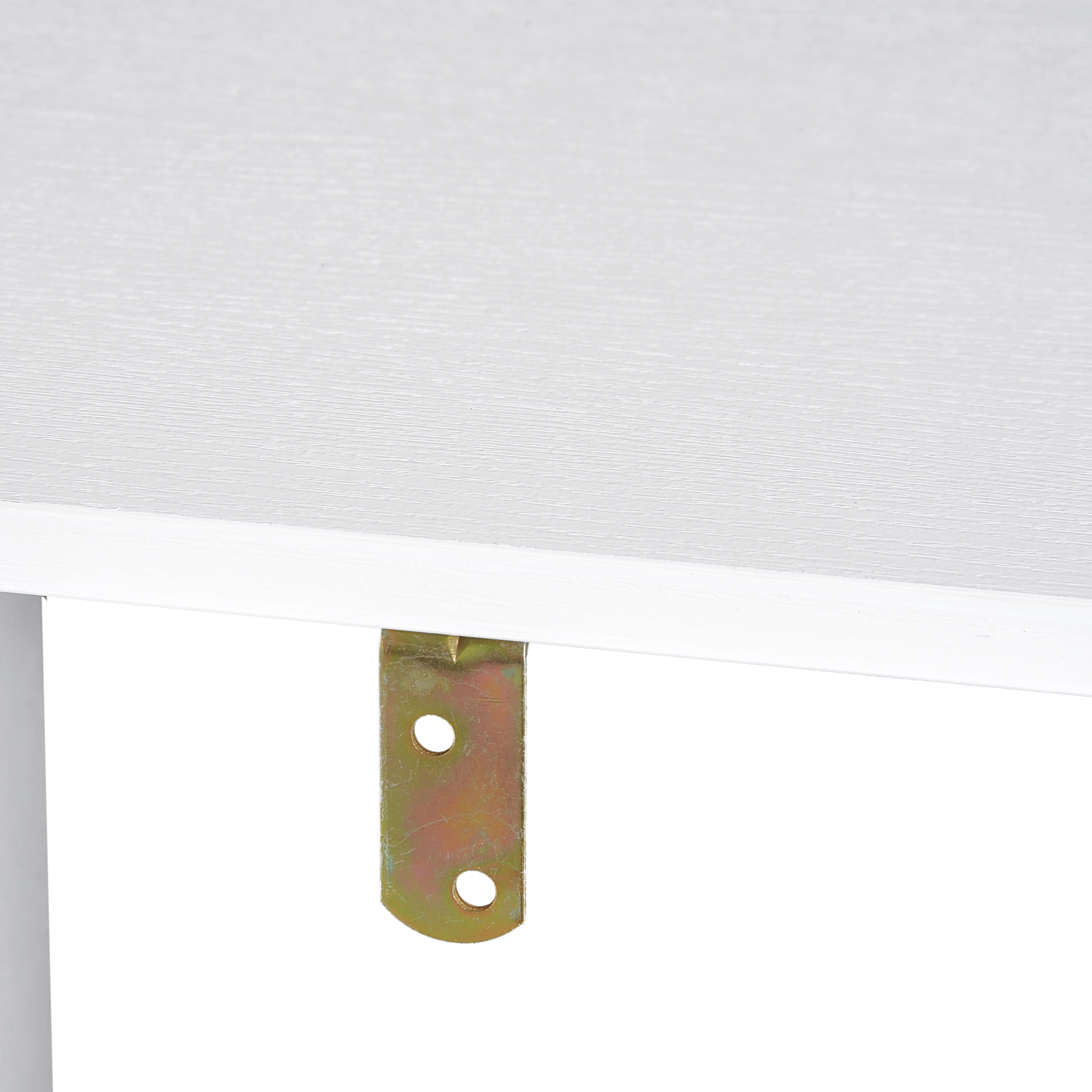 HOMCOM Nine-Cube Storage Shelf White 9