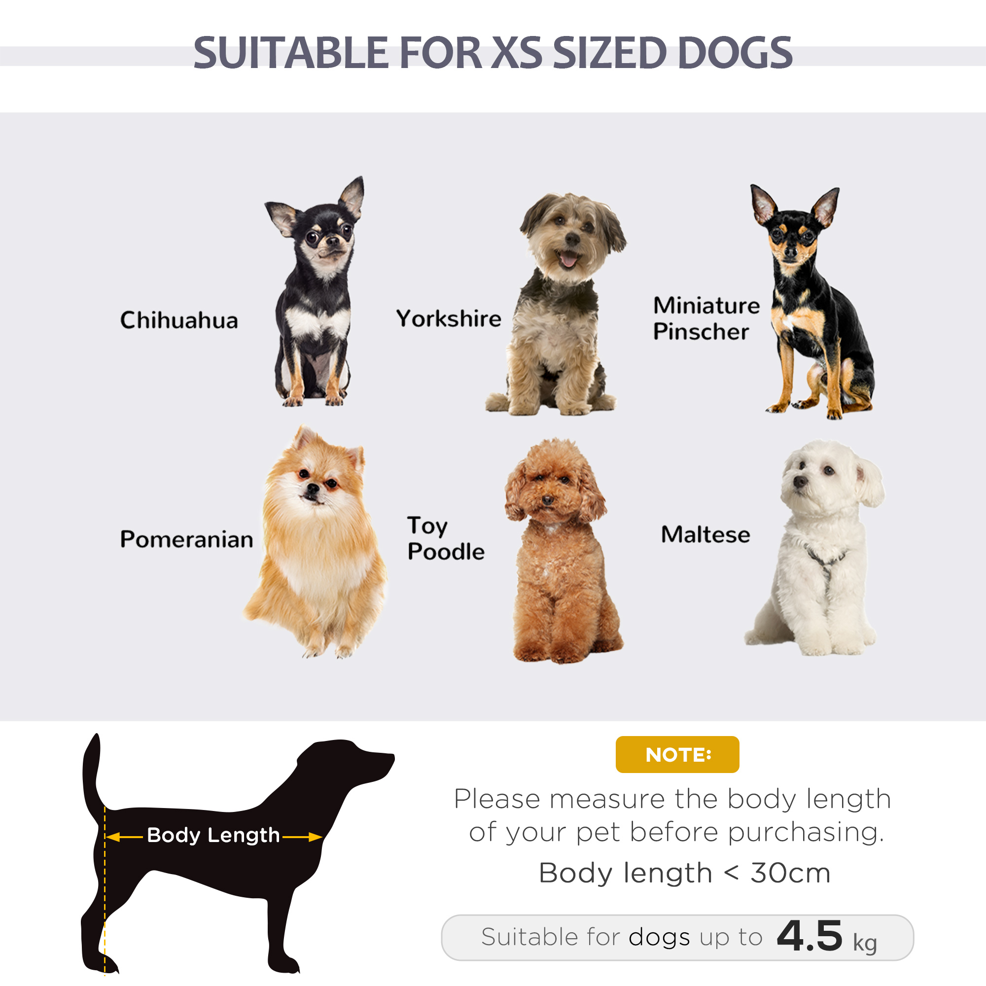 PawHut Dog Sofa Bed for XS-Sized Dogs, Cat Sofa with Soft Cushion, Pet Chair Lounge with Washable Cover, Removable Legs, Wooden Frame Black 7