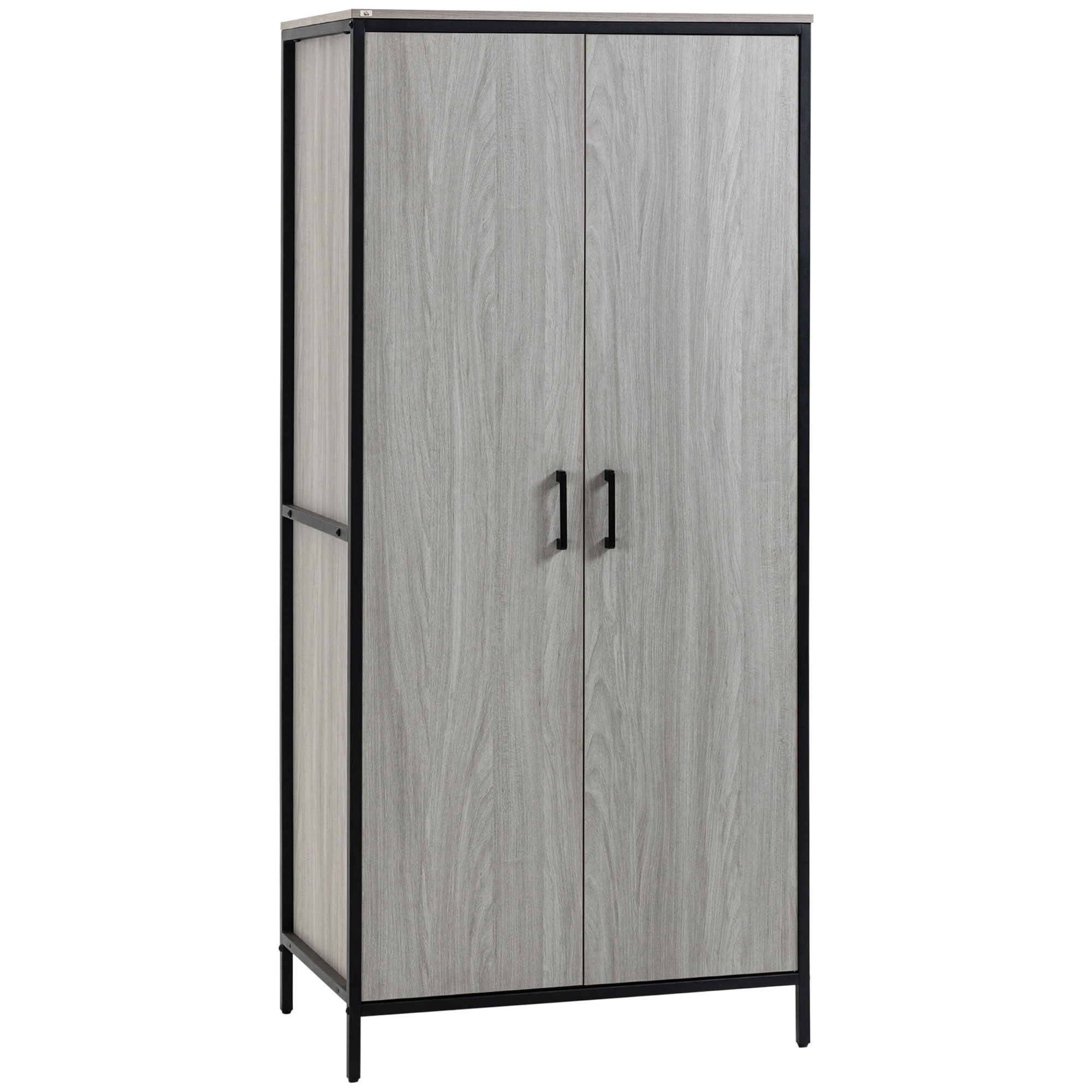 Credenza Armadio In Stile Vintage Con Cannage - 2 Ante E 4 Scatole, 90x120 Cm - Foto 4
