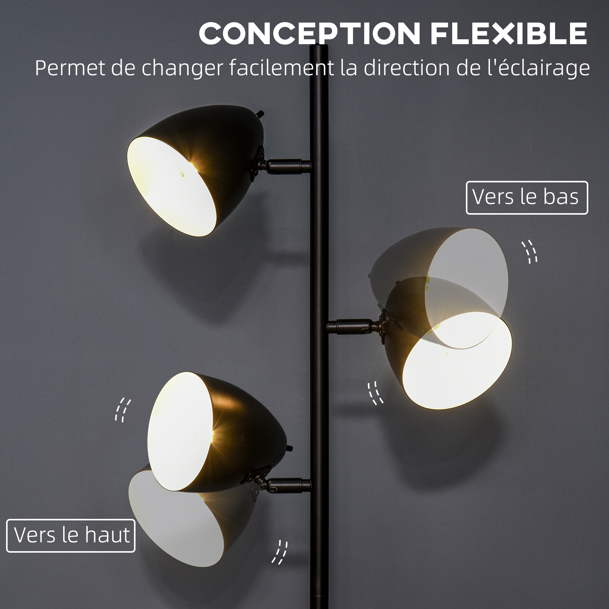 HOMCOM Lampadaire sur Pied Circulaire 40 W Max. Abat-Jour bois naturel clair dim. 38 x 160 cm HOMCOM Lampadaire sur Pied Circulaire 40 W Max. Abat-Jour bois naturel clair dim. 38 x 160 cm