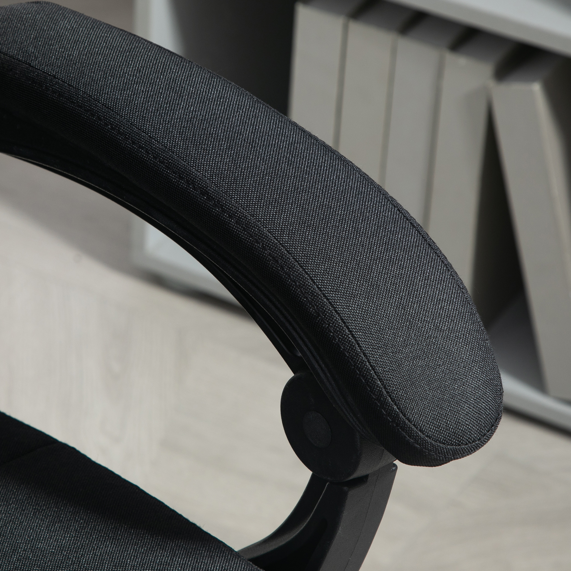 Vinsetto Office Desk Chair with Footrest, Headrest Pillow, Home Office Chair with Reclining Backrest, Swivel Wheels, Black 8