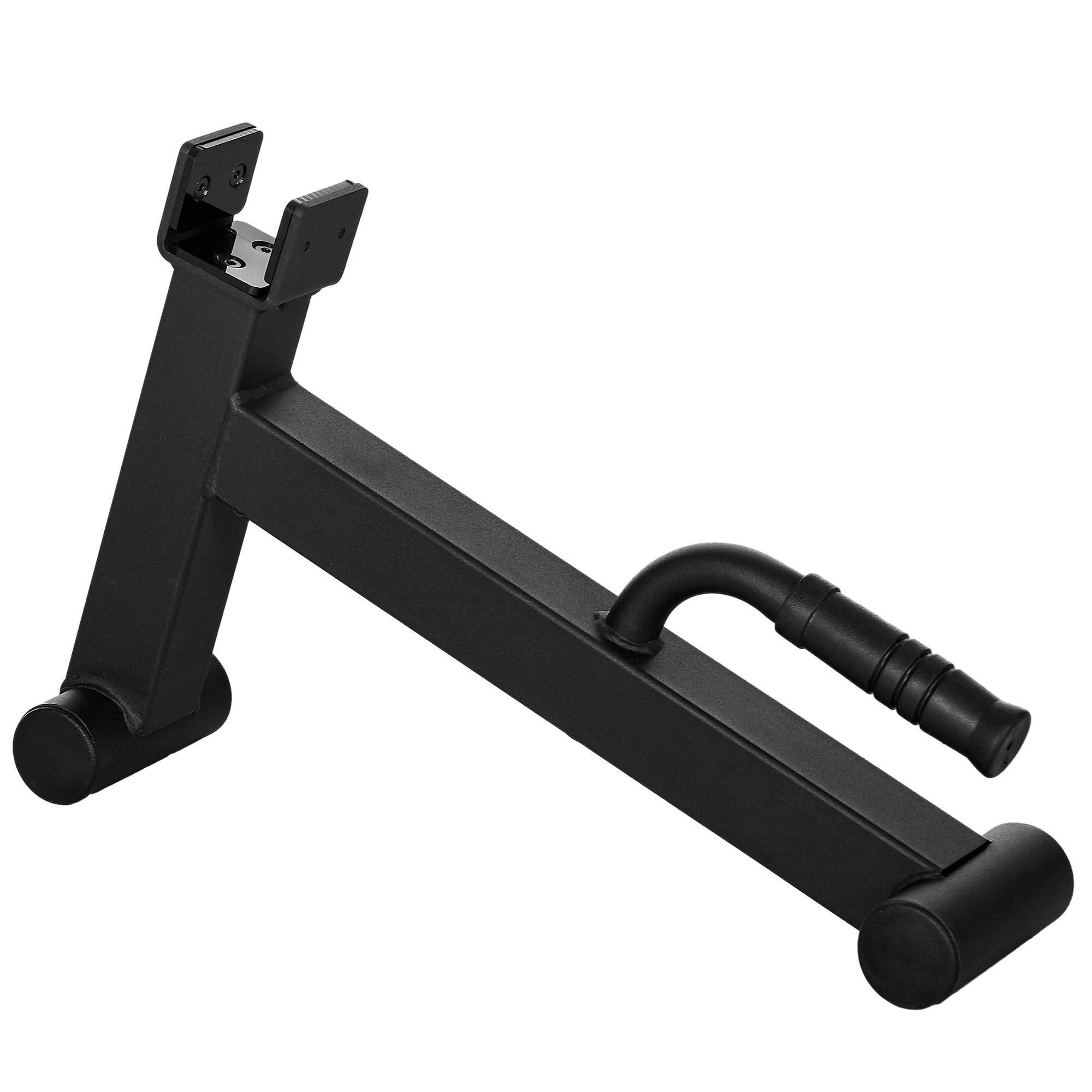 SPORTNOW Cric d'haltères supports de barbell en acier avec poignée antidérapante pour musculation à domicile charge max. 200kg