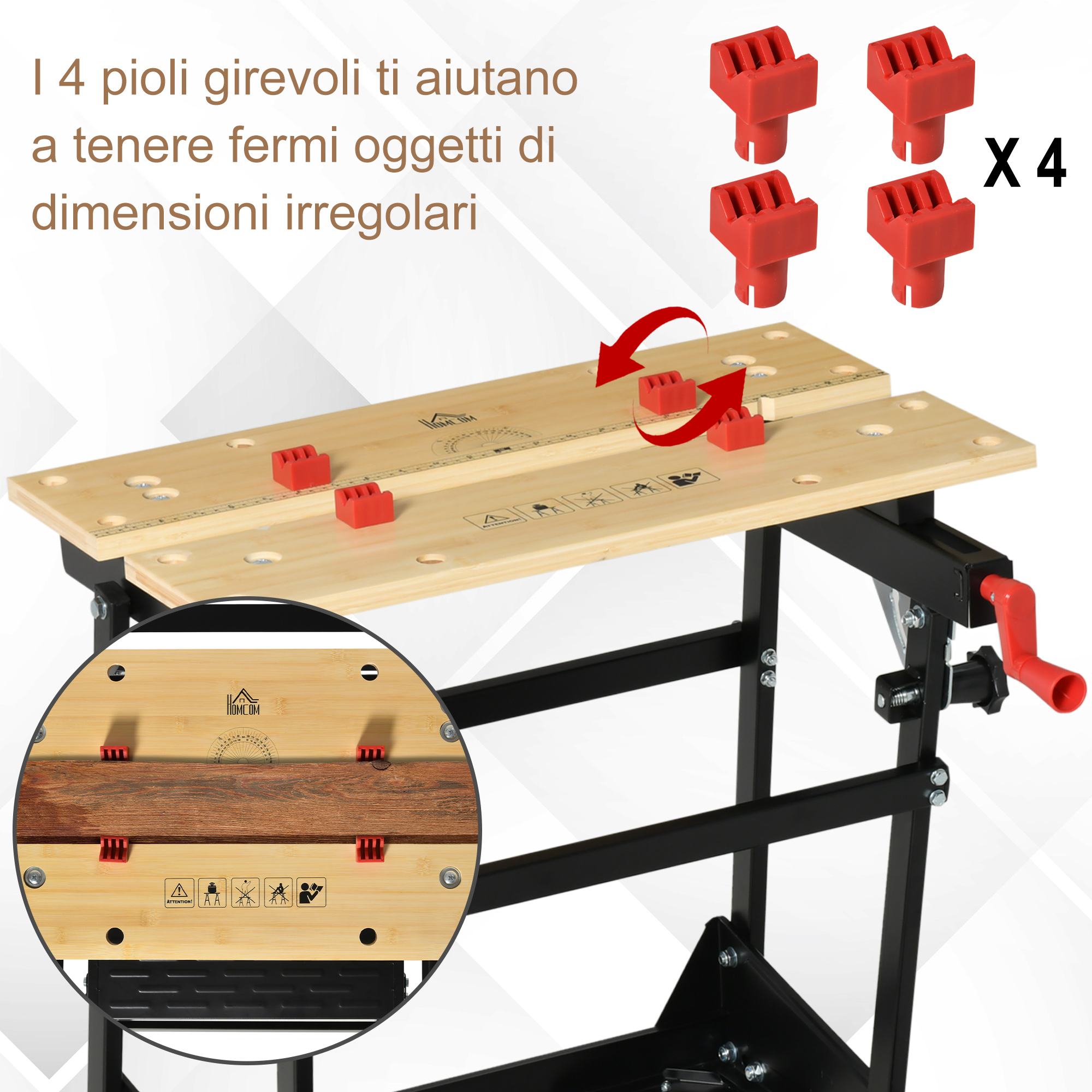 Park Tool PRS-4.2-1 Supporto per banco Riparazione Italia