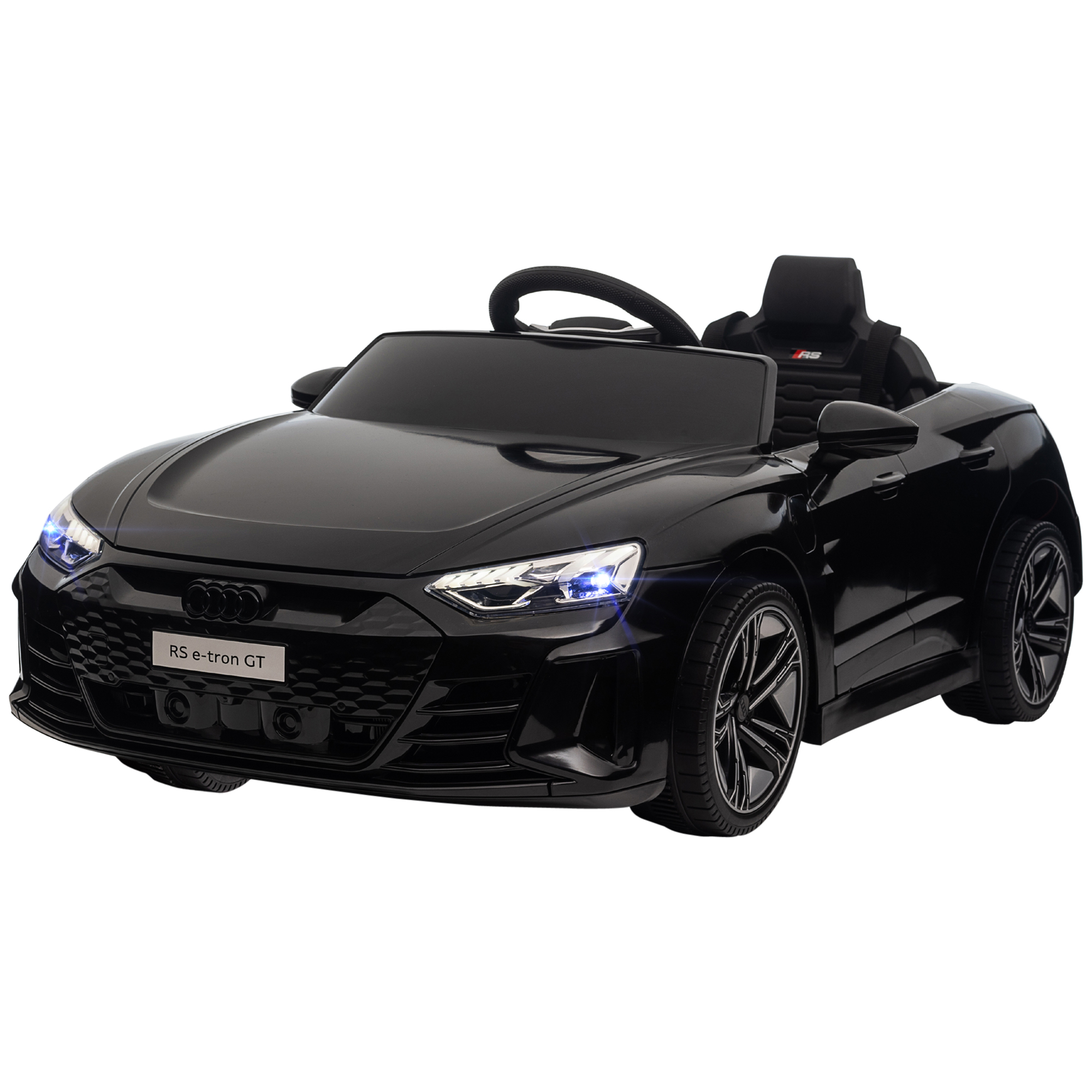 HOMCOM Voiture électrique Enfant BMW 6 GT – 6V, 3 Km/h, Télécommande Parentale, Effets Sonores Et LED