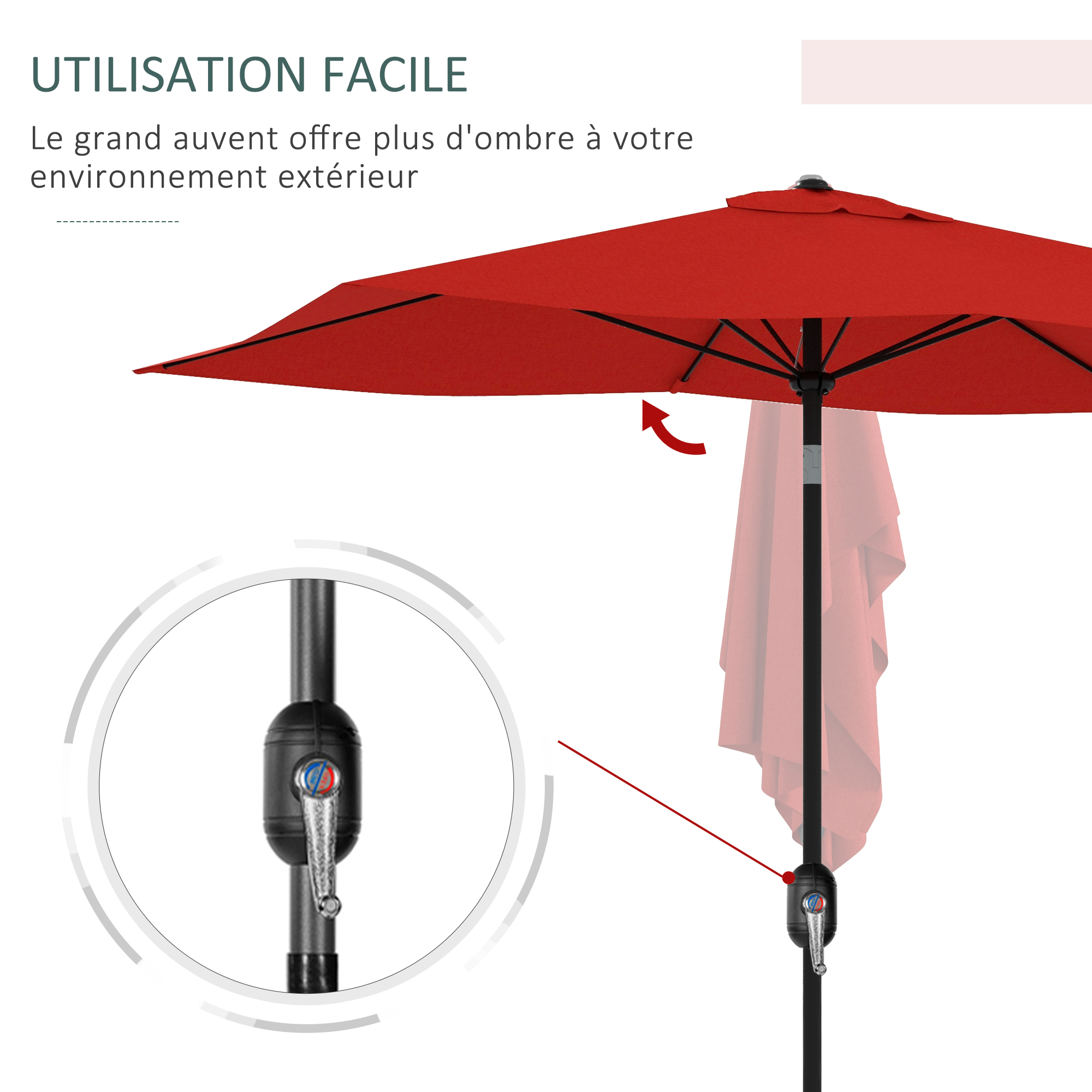 Parasol 2x2 Meter - De 10 beste van mei 2025 - Groen, Tuin & Buiten