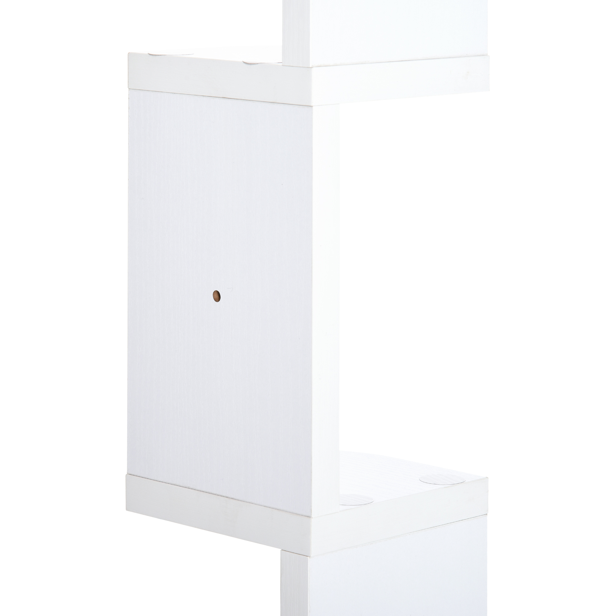 homcom Étagère dangle design contemporain zig zag 5 niveaux 12L × 12l × 120H cm homcom Étagère dangle design contemporain zig zag 5 niveaux 12L × 12l × 120H cm