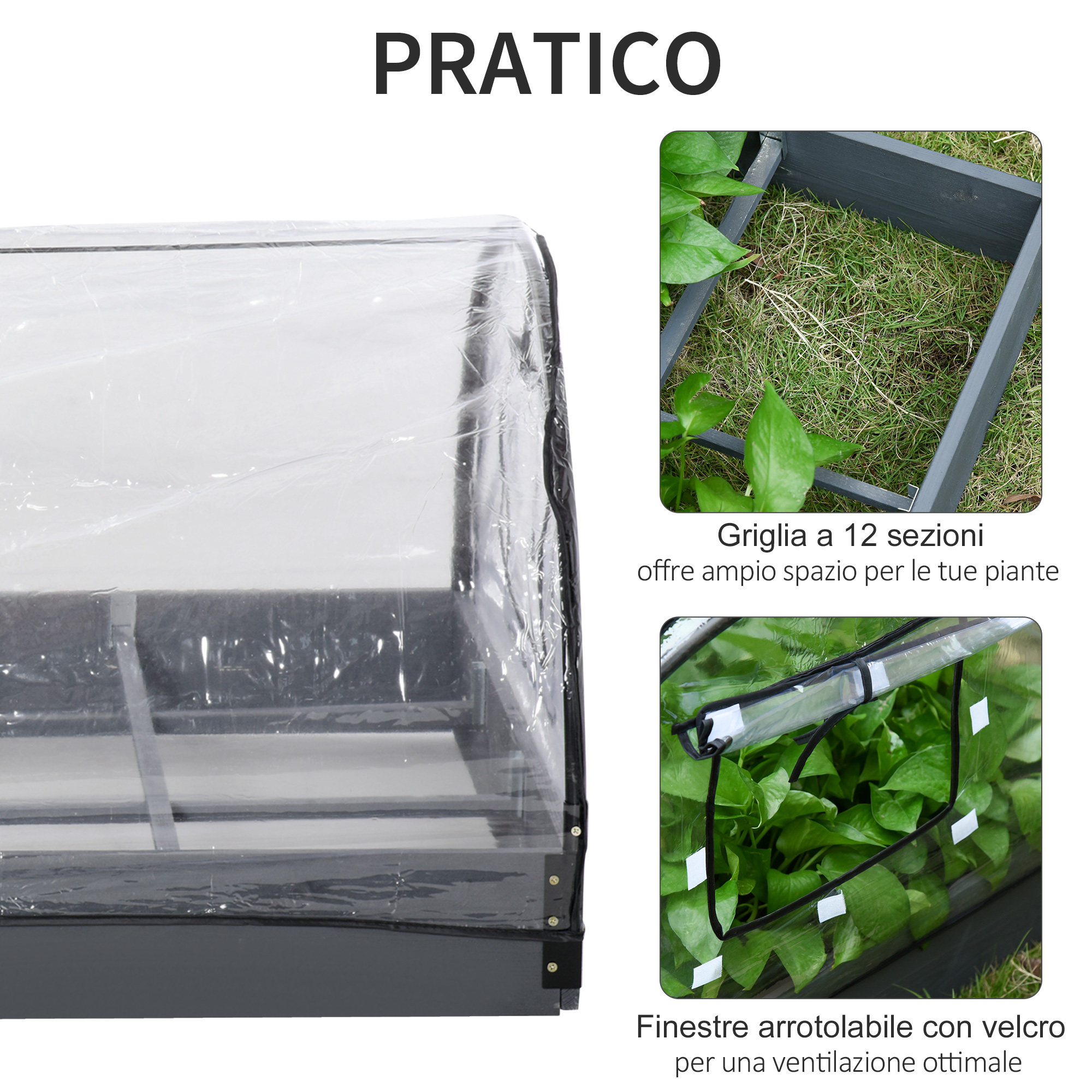 Clip Per Serra Zincate - Set Da 20 Pezzi - Fissaggio Sicuro Per Teli Da Giardino - Foto 6