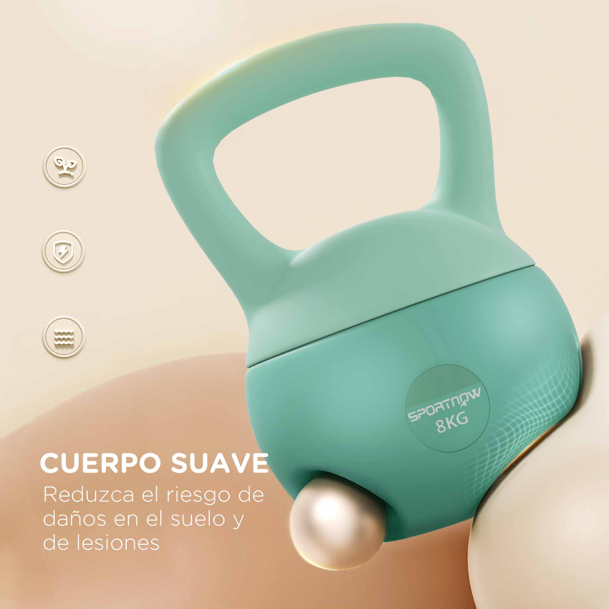 Mango De Pesa Rusa, Agarre De Pesa Rusa, Entrenamiento En Casa