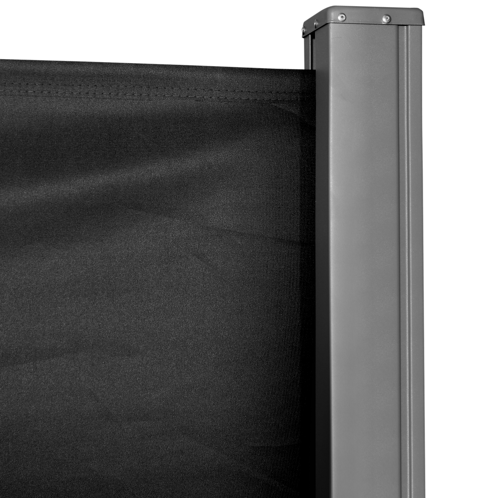 Outsunny Retractable Sun Side Awning Screen Fence Patio Garden Wall Balcony Screening Panel Outdoor Blind Privacy Divider (3x1.8M, Black) 8