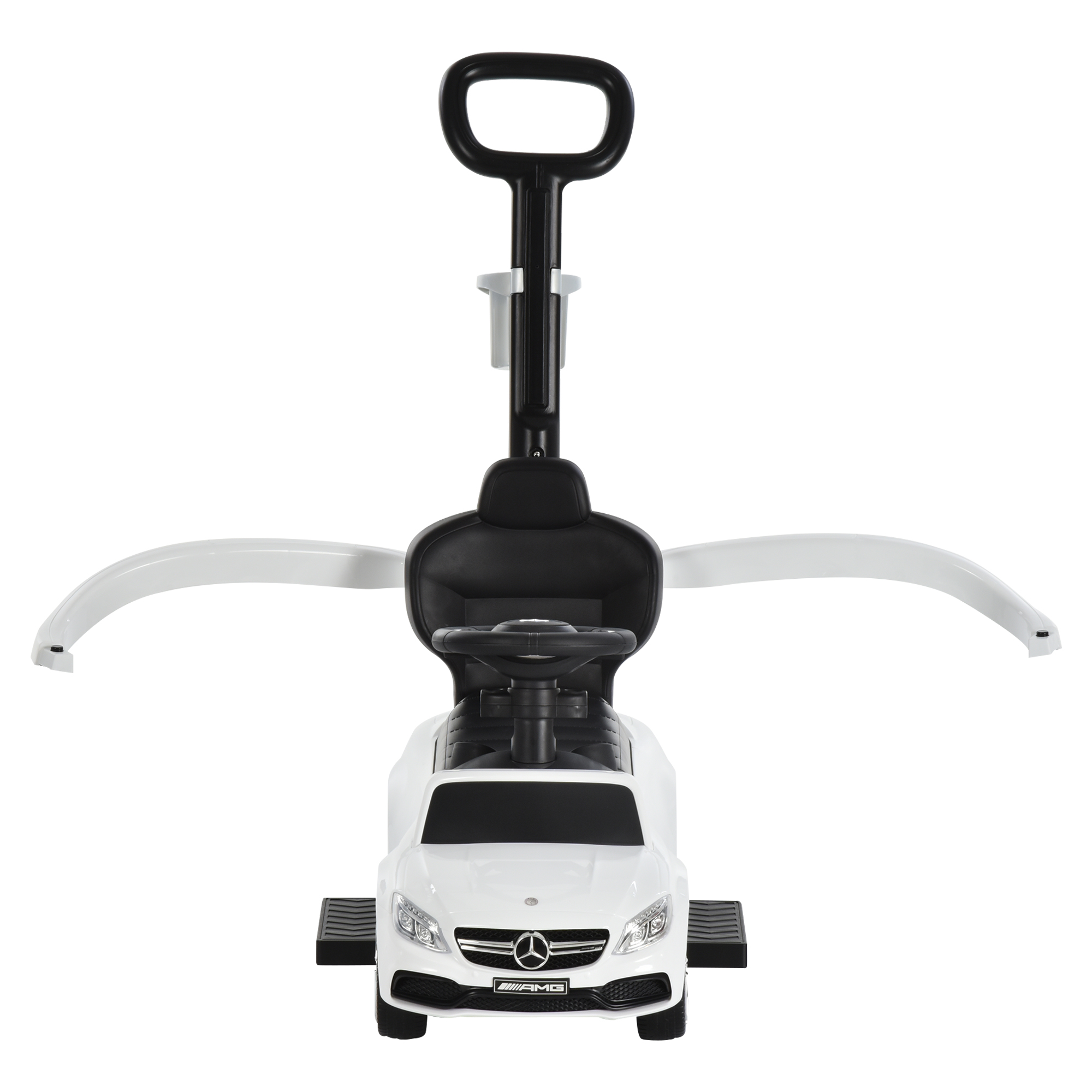 HOMCOM Toddlers Push Along Car Licensed PP Mercedes-Benz Ride On