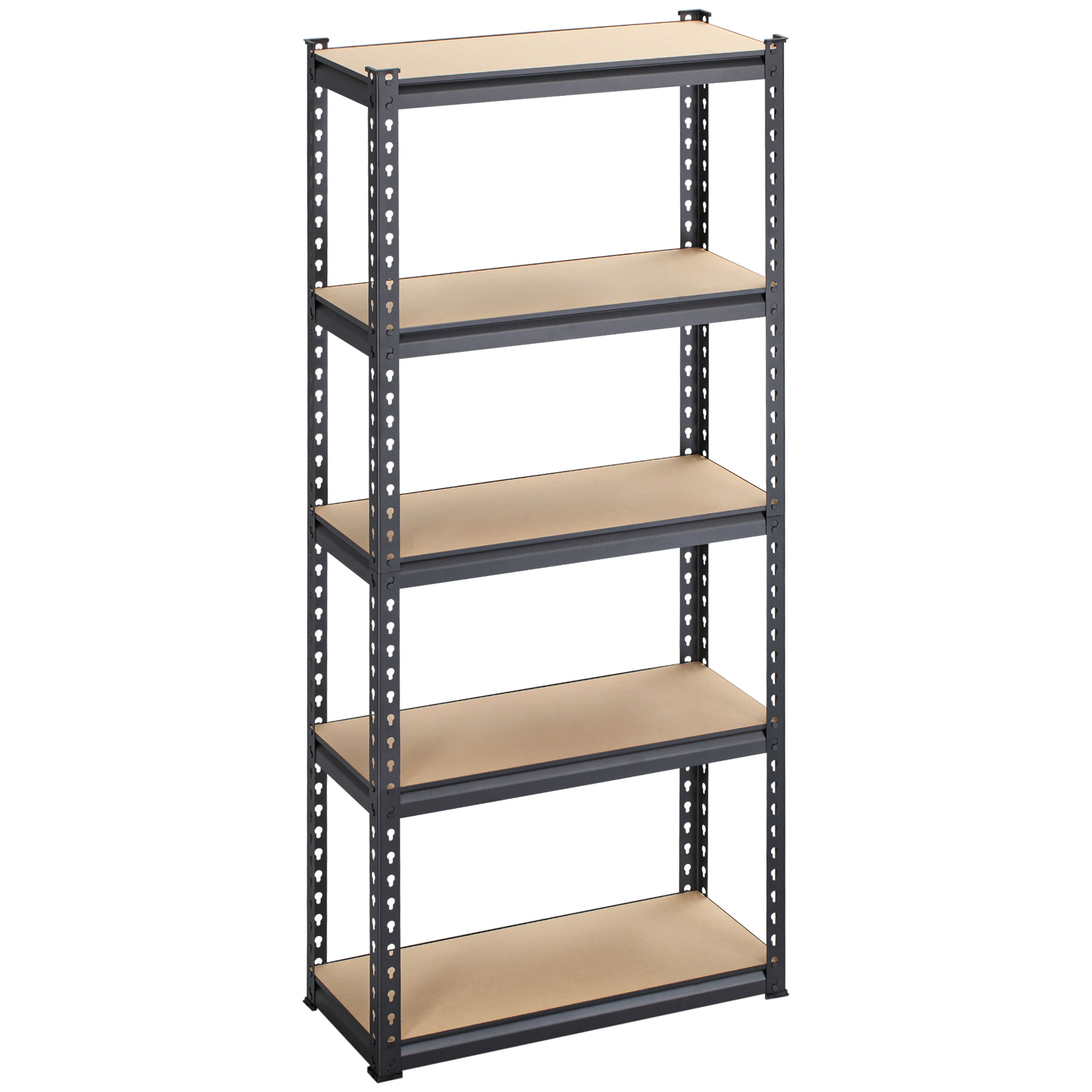 Scaffale A 3 Ripiani Con Ruote Simple Deluxe - Organizzatore Regolabile Per Cucina, Garage, Ufficio, Carico Massimo 340 Kg