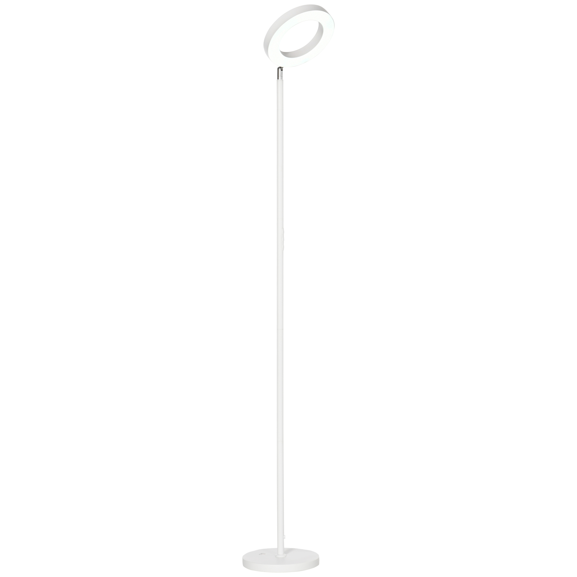 Modlicht Lampada da terra intelligente, funziona con Alexa e Google Home, Lampada da terra RGB dimmerabile, cambia colore, per atmosfera di festa o festosa, Lampada ad arco WiFi E27 9W per soggiorno