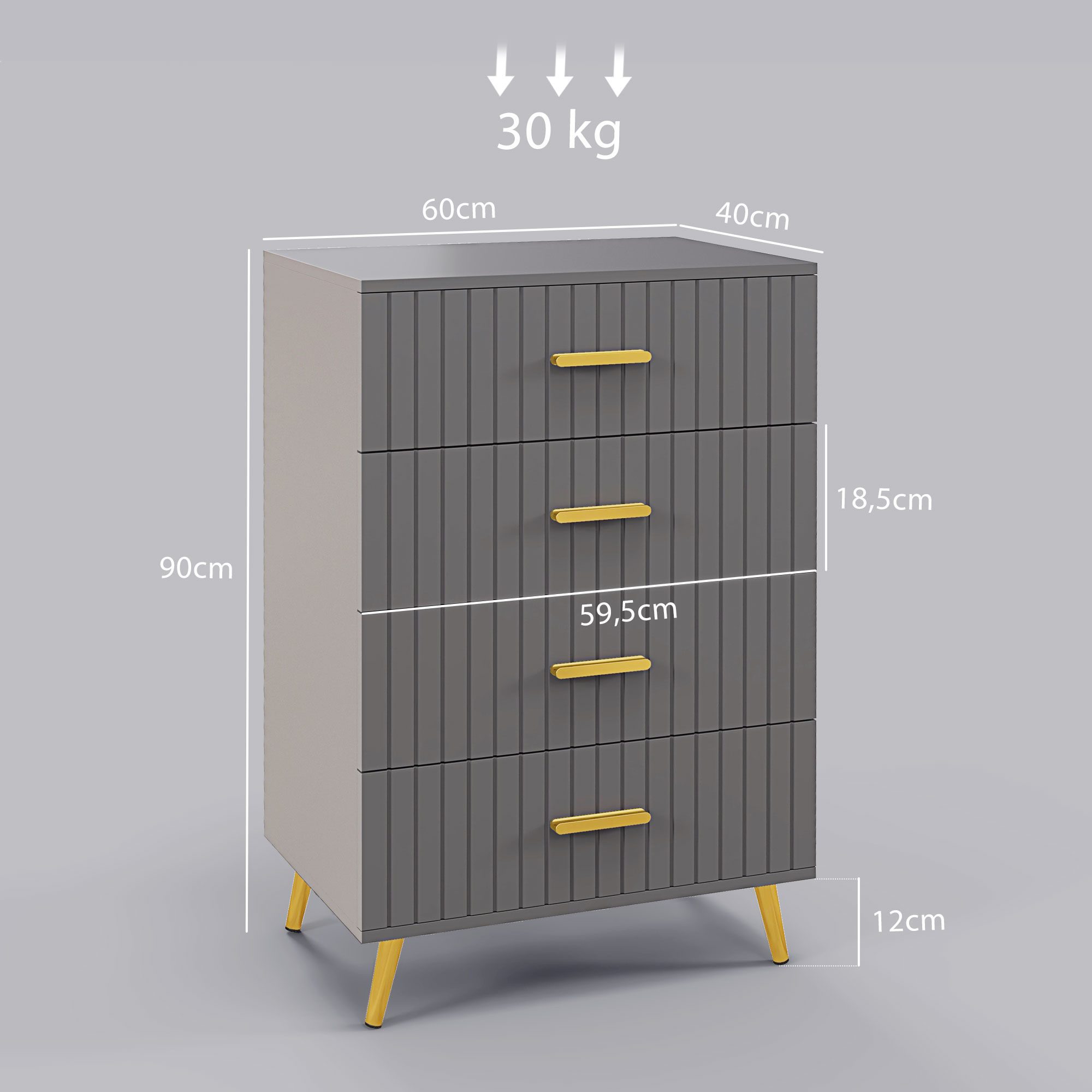 Commode de rangement sur pied, en plastique, table de chevet, étagère