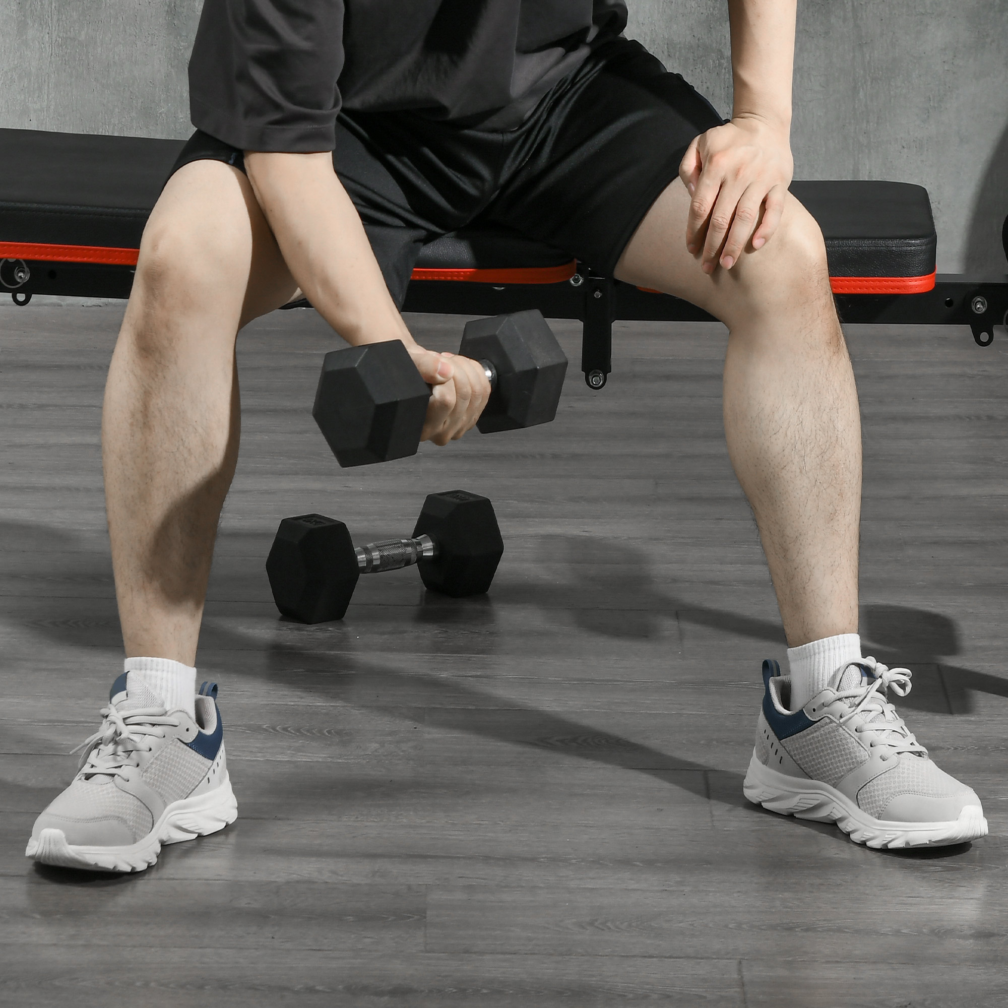 ISE Banc de Musculation Multifonction Mixte ,Réglable Pliable