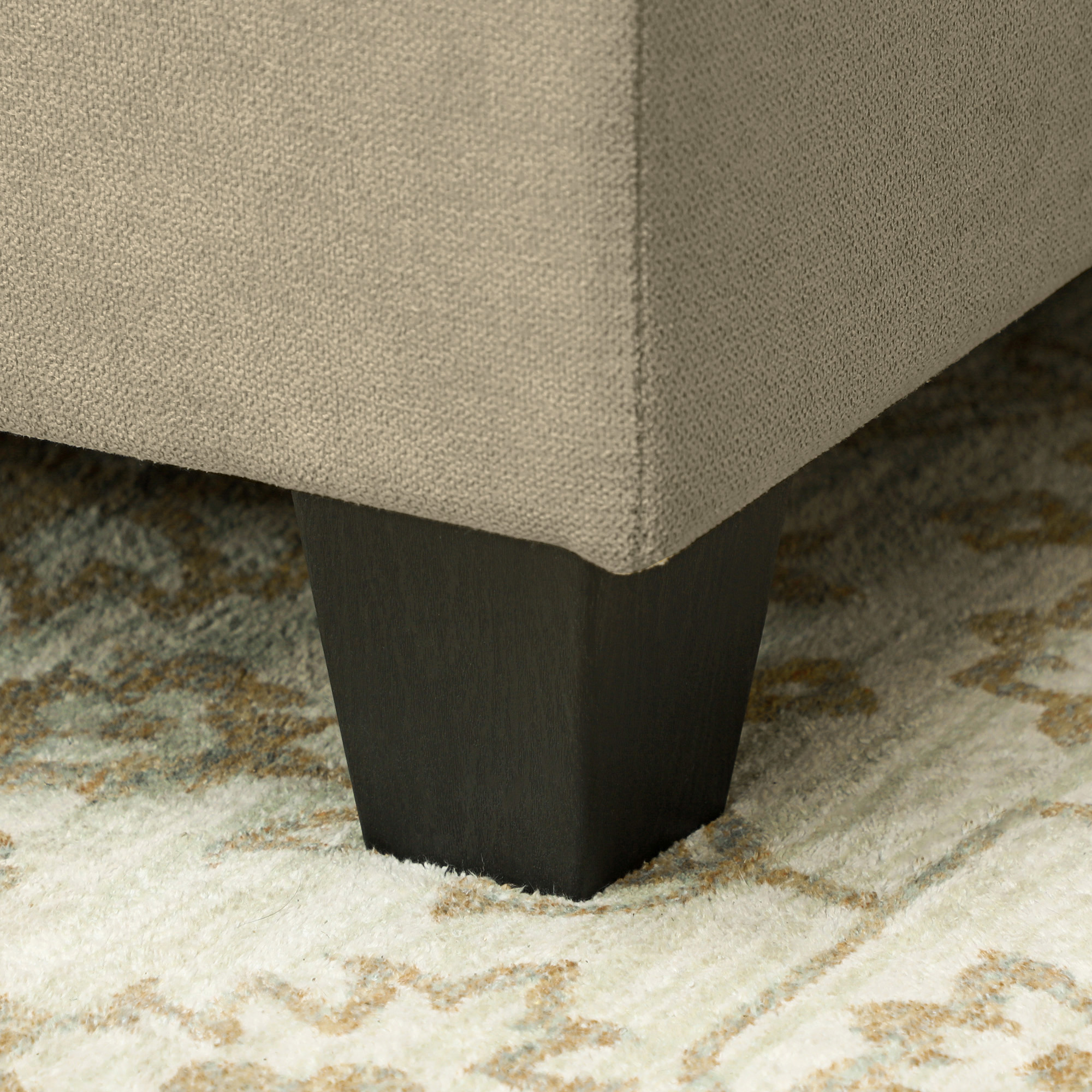 HOMCOM 'L' Shape Modular Storage Sofa Light Brown 8