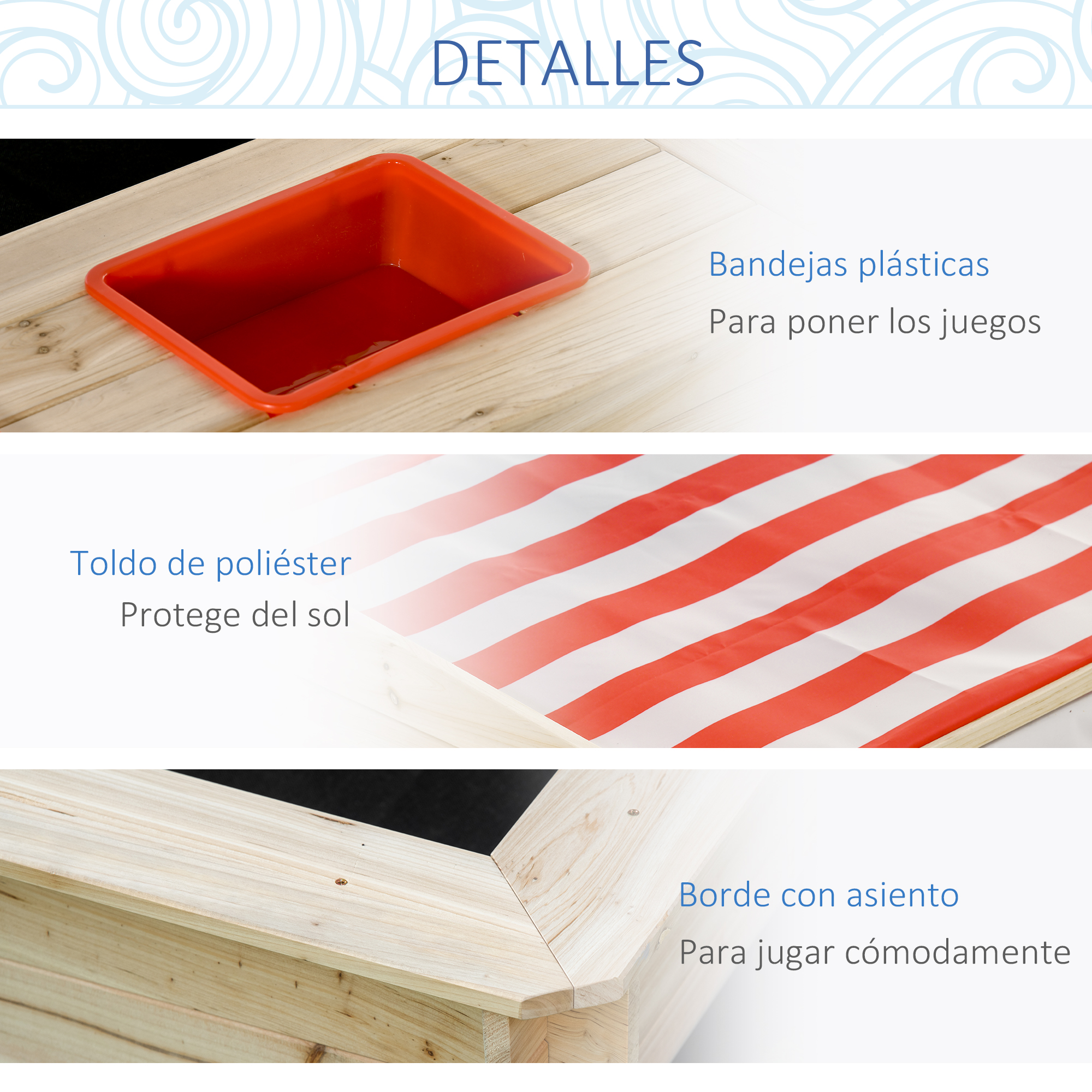 Toboganes Infantiles Exterior Arenero Infantil De Madera Con Techo Inclinable Ajustable En Toboganes Infantiles Exterior Arenero Infantil De Madera Con Techo Inclinable Ajustable En