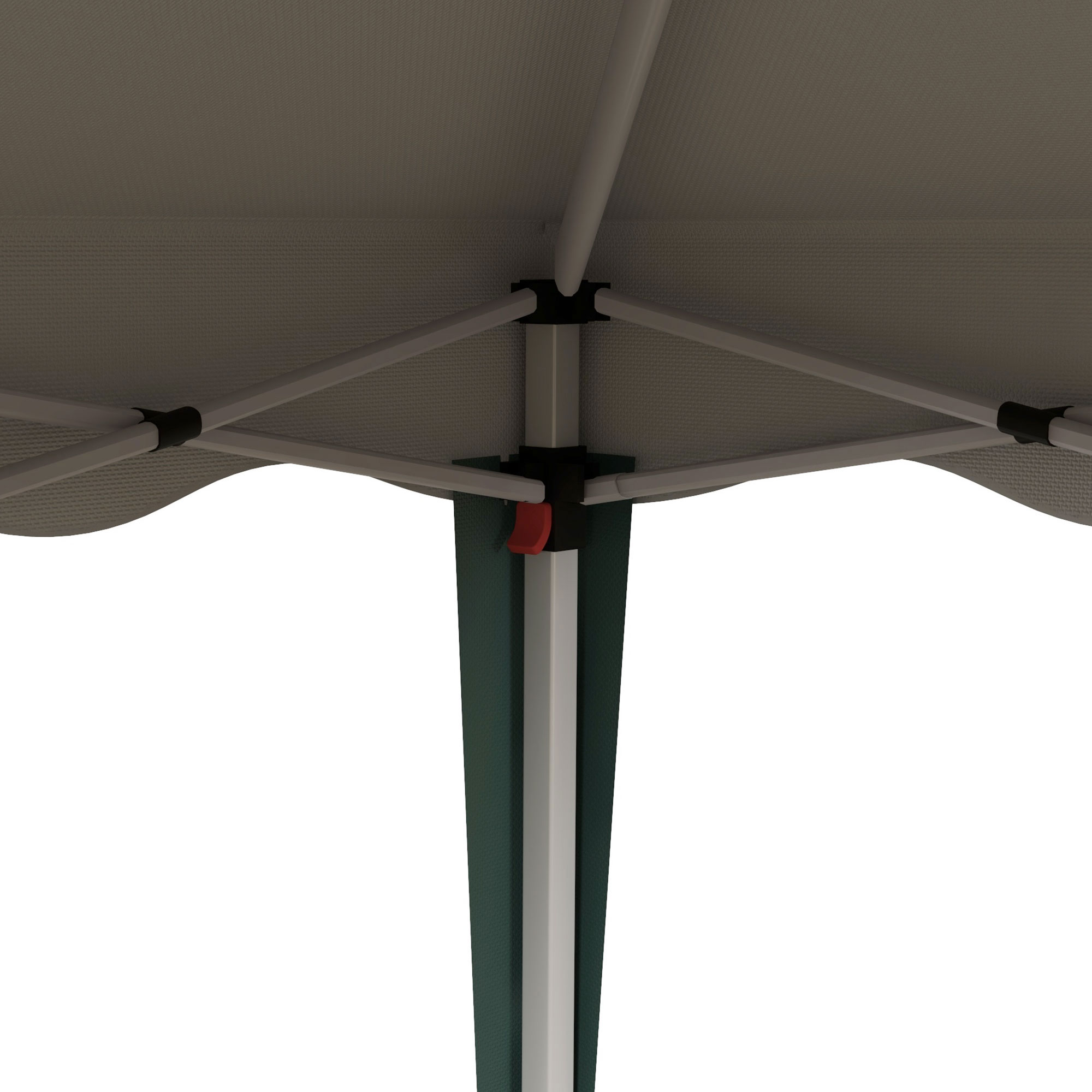 Outsunny 3 x 3cm Adjustable Height Pop-Up Gazebo, with Bag Green 9
