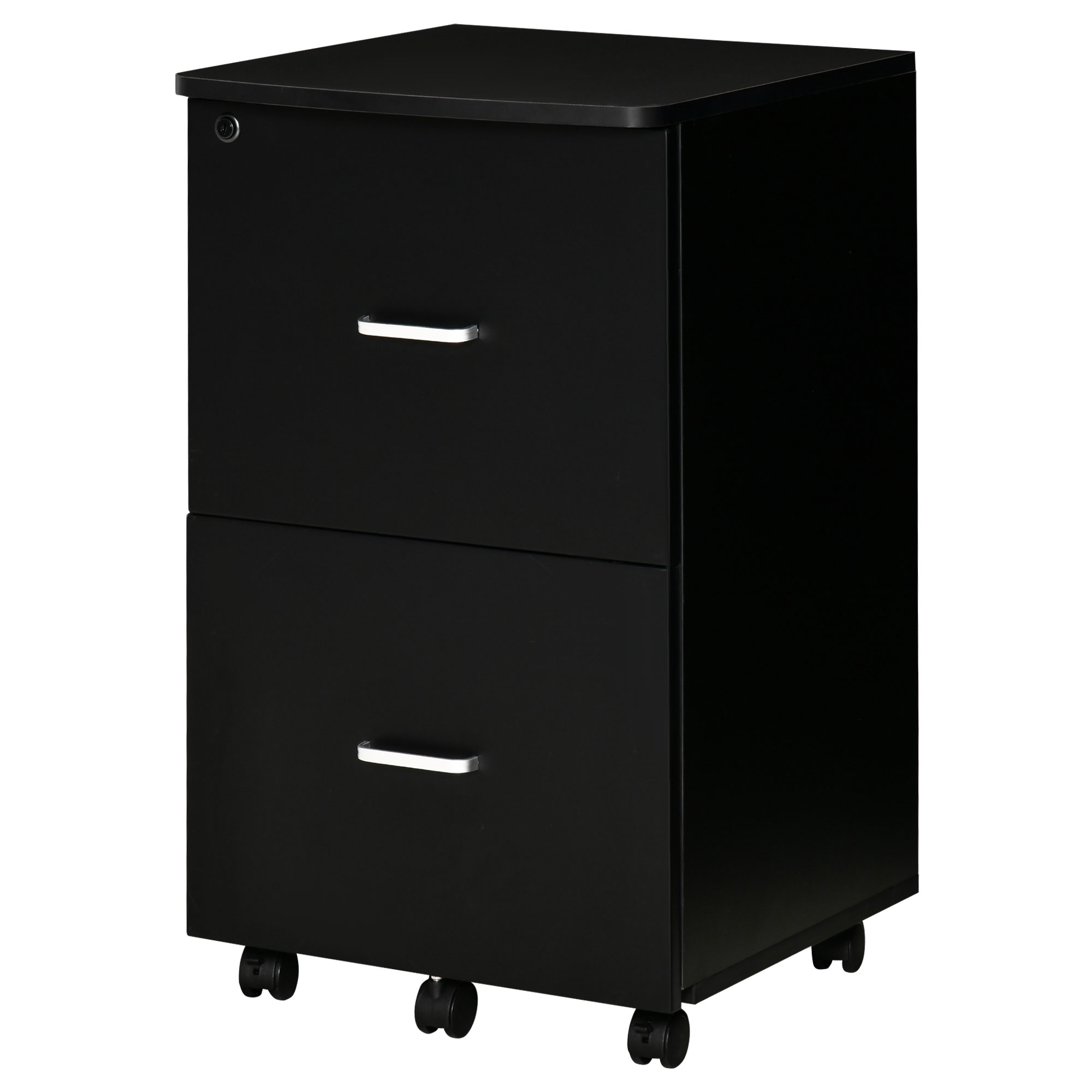 Credenza Moderna Con Cassettiera Nera Lucida E LED + 2 Cassetti, Lussuosa Decorazione Gold Line 150 L X 40 P X 80 A Cm 87280512