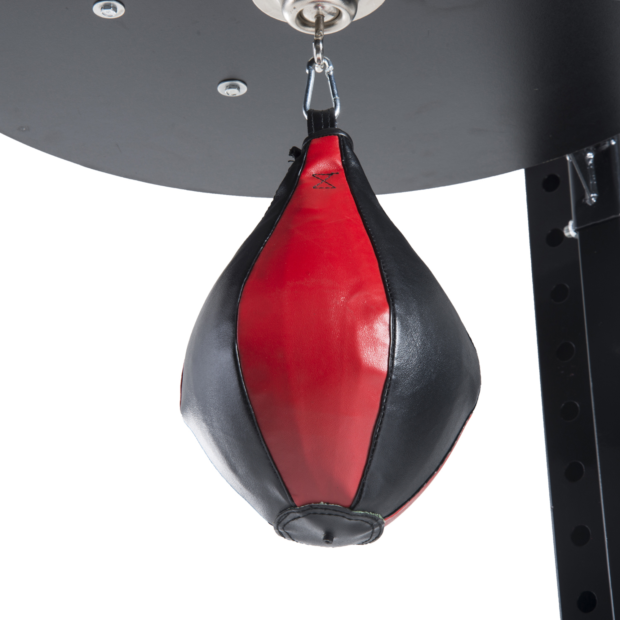 HOMCOM Speedball Platform Punch Bag Frame, Wall Mounted Swivel Bracket MMA Exercise Training Workout w/Ball 8