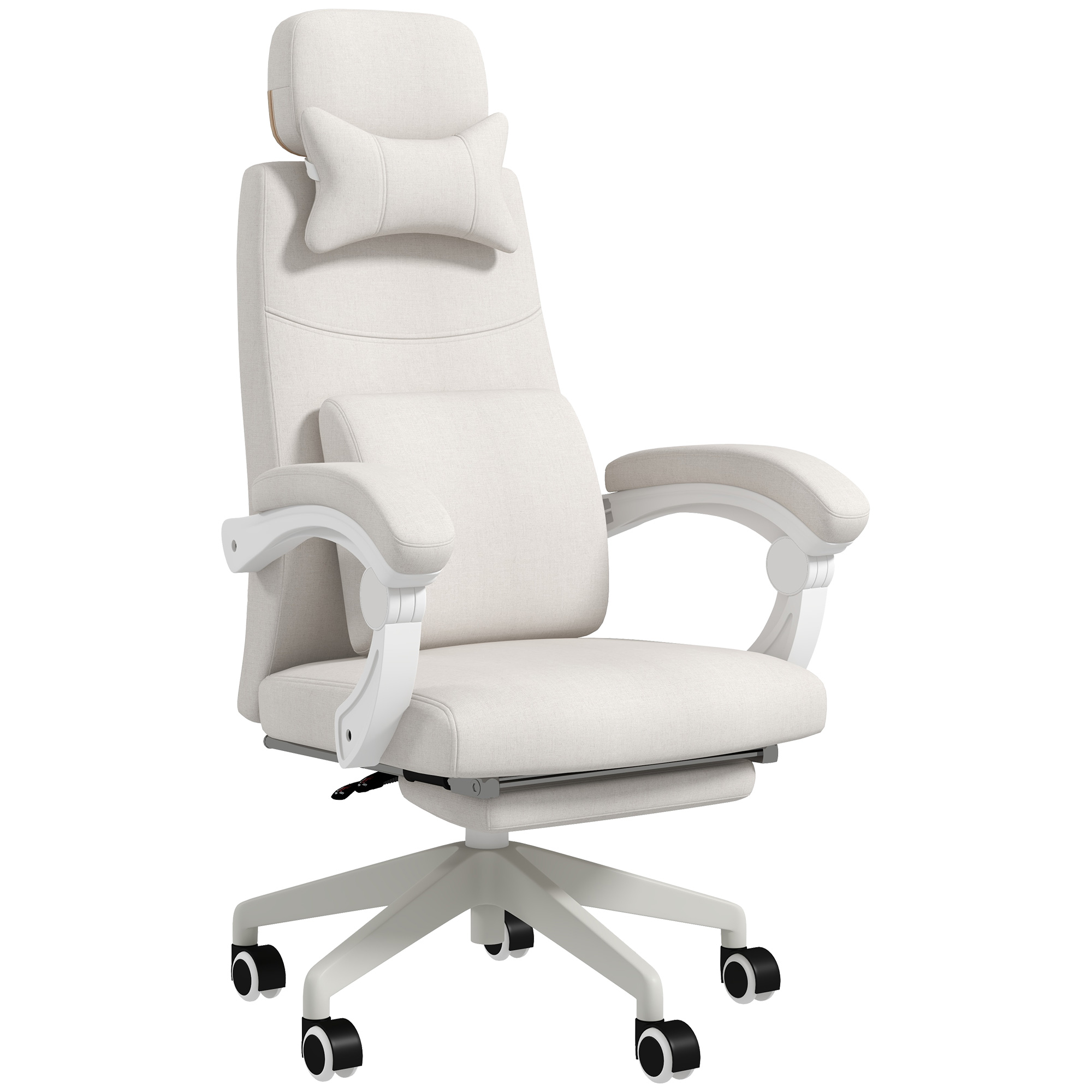 Vinsetto High Back Office Chair Reclining Computer Chair with Footrest ...