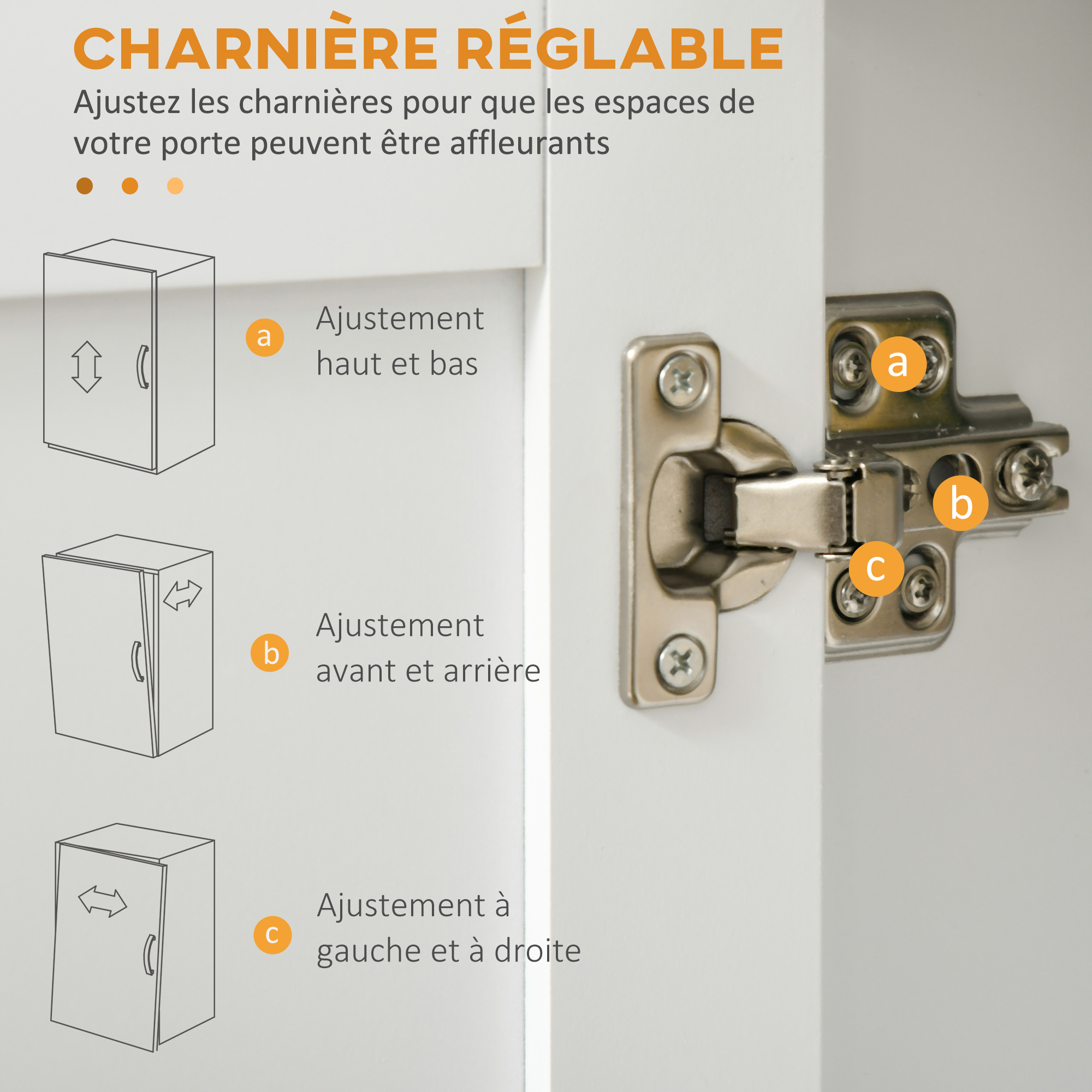 Îlot De Cuisine Desserte HOMCOM – Blanc & Bois, Tiroir, Placard, Étagère Réglable, Roulettes, Porte-Torchons