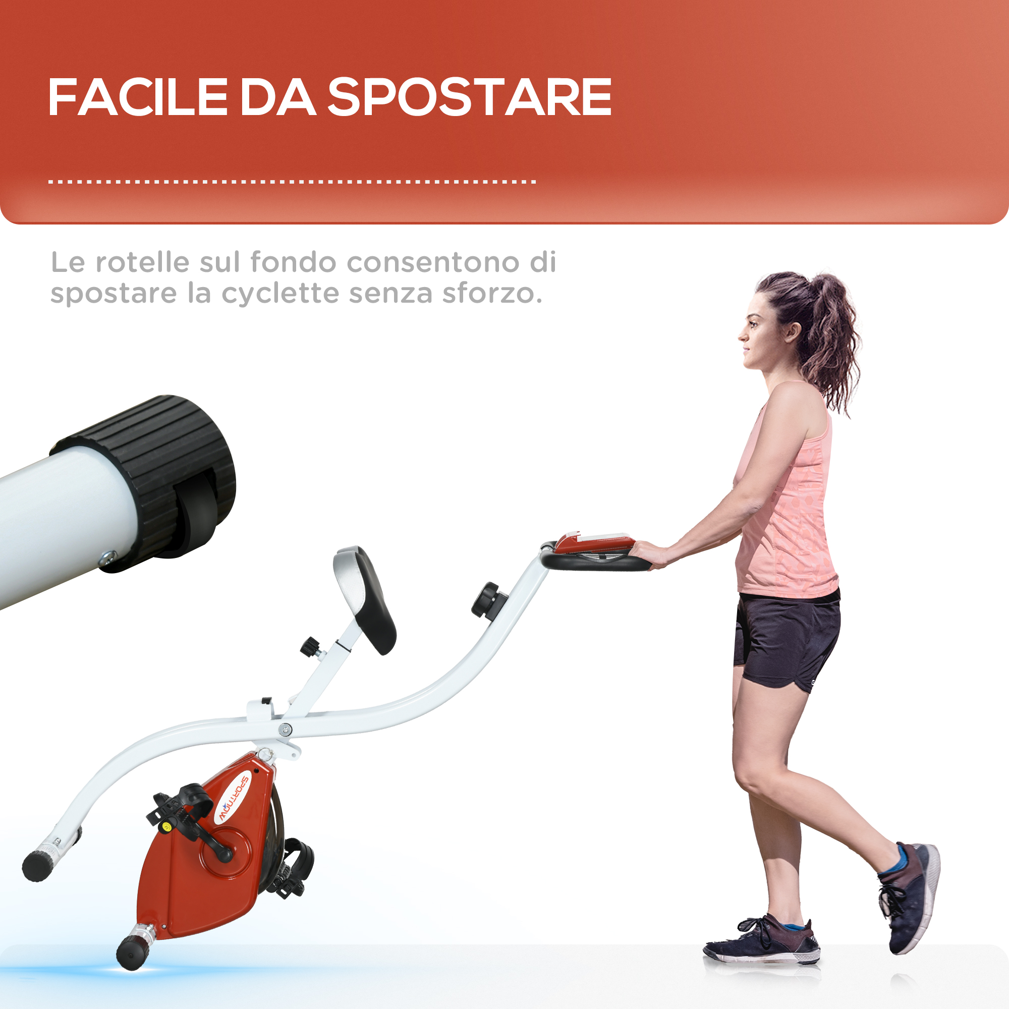 CHAOKE Cyclette da Casa con App, Cyclette per Casa Magnetoresistanza ultra Silenziosa 10dB, con Applicazione, Sedile Morbido e Traspirante e Schermo LCD, Peso Massimo di 150KG Cyclette Professionale