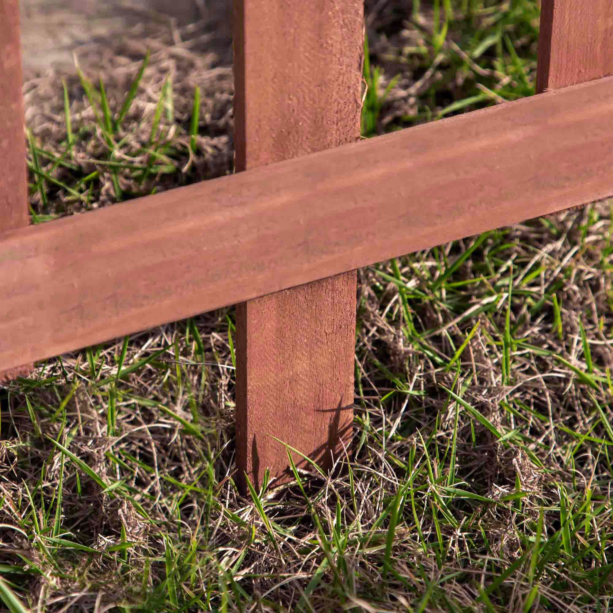 Outsunny Set of 12 Wooden 60cm Garden Fence Pieces 8