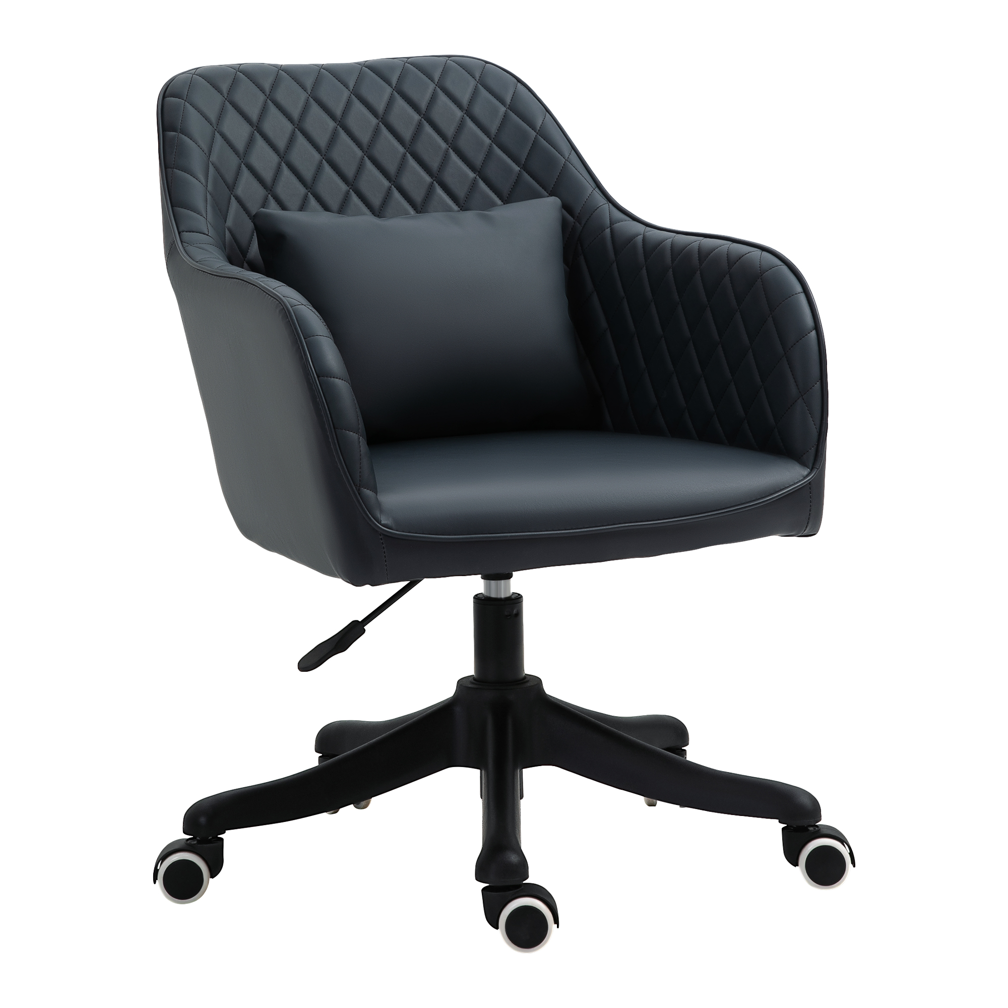 Vinsetto Drehstuhl Wohnzimmer Massage Bürostuhl mit Armlehnen und Lendenkissen in Grün für Büro und Homeoffice   Aosom.de – Vinsetto