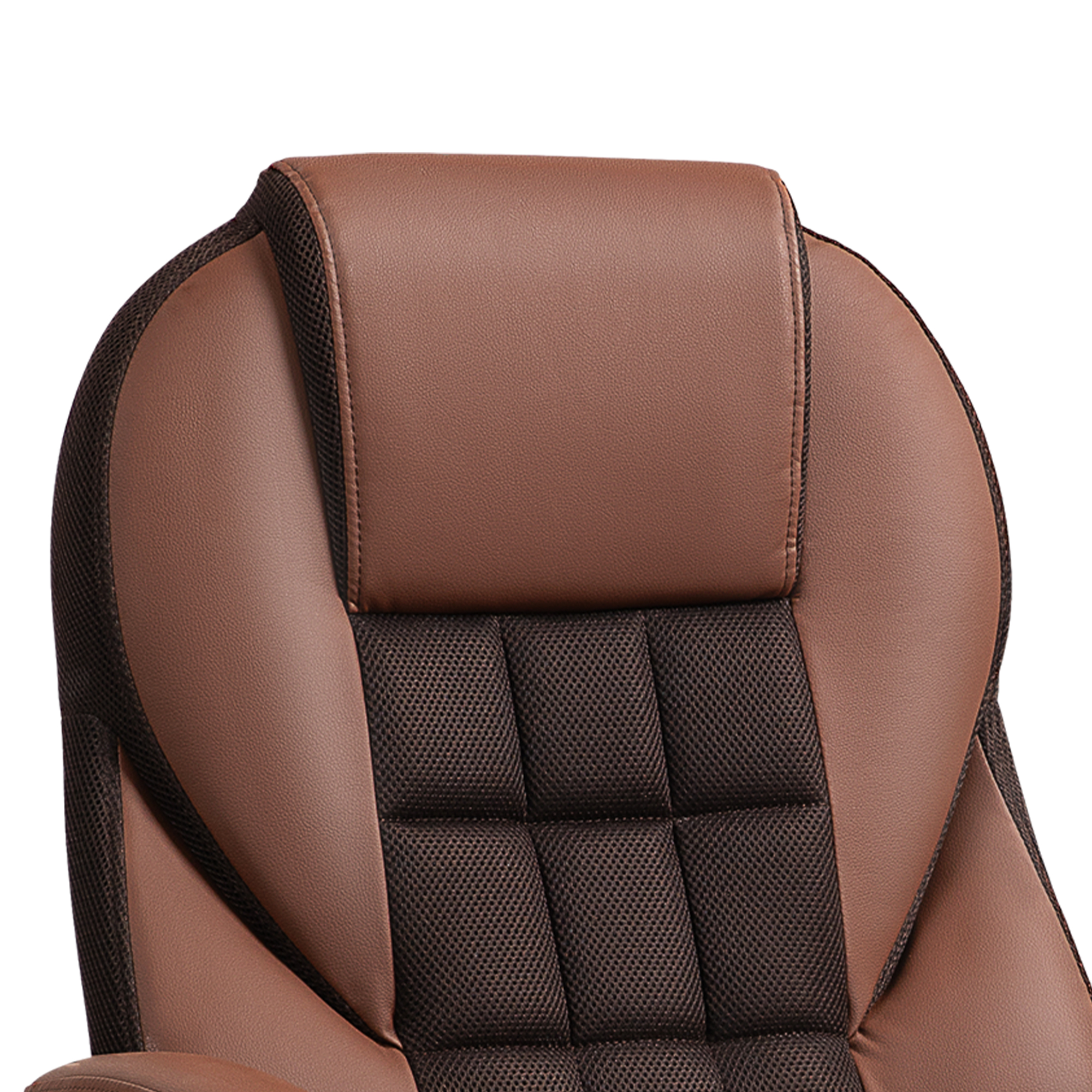 HOMCOM Faux Leather Office Chair Brown 8