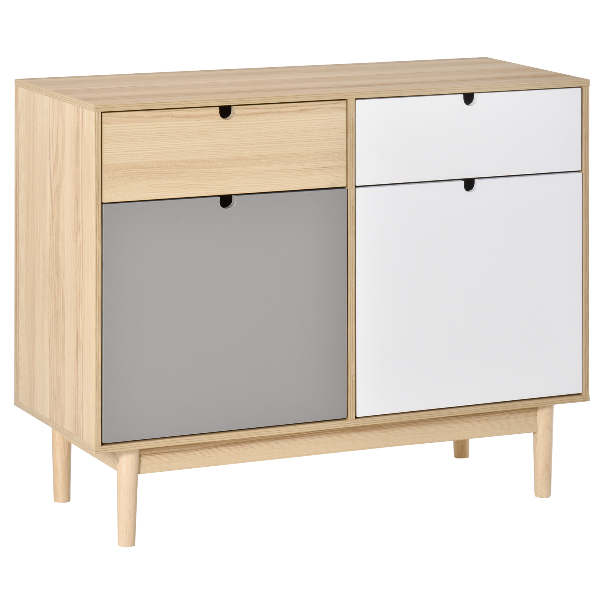 HOMCOM beige storage unit in wood (ref. 838-088)