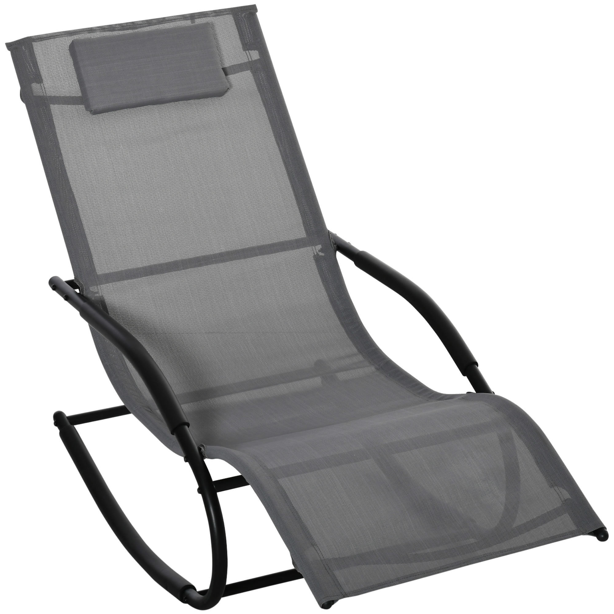 Chaise longue à bascule en bois transat ergonomique de jardin bain de Chaise longue à bascule en bois transat ergonomique de jardin bain de
