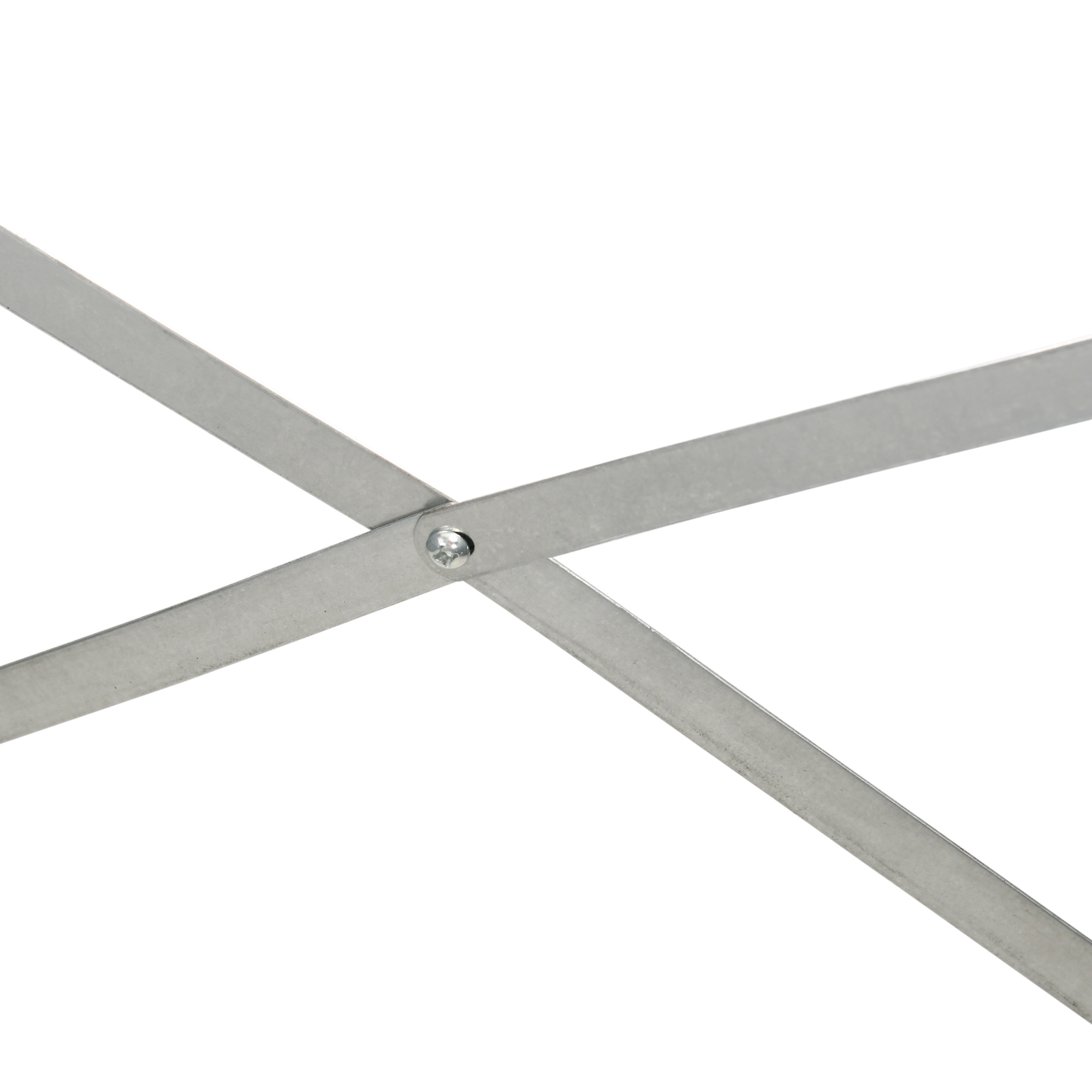 Outsunny Set of 2 Raised Beds for Garden, Galvanised Steel Outdoor Planters with Multi-reinforced Rods for Vegetables, Plants, Flowers and Herbs, 180 x 90 x 59 cm, Light Grey 8
