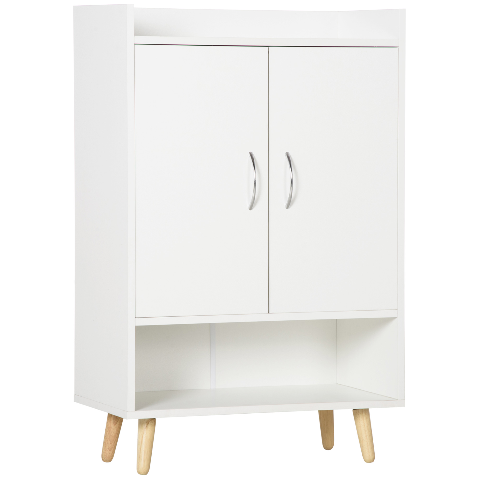 HOMCOM off-white storage unit in solid wood (ref. 837-109)