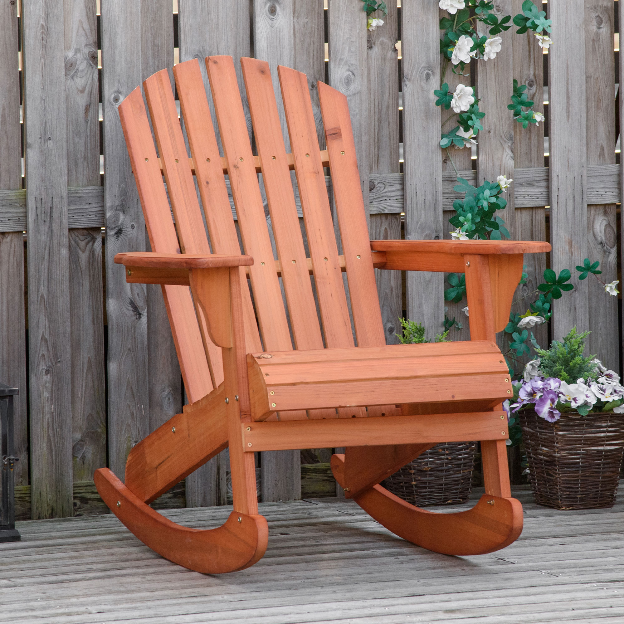 OTSUN Chair Sedia Adirondack, Polietilene, Azzurro, 1 Pezzo