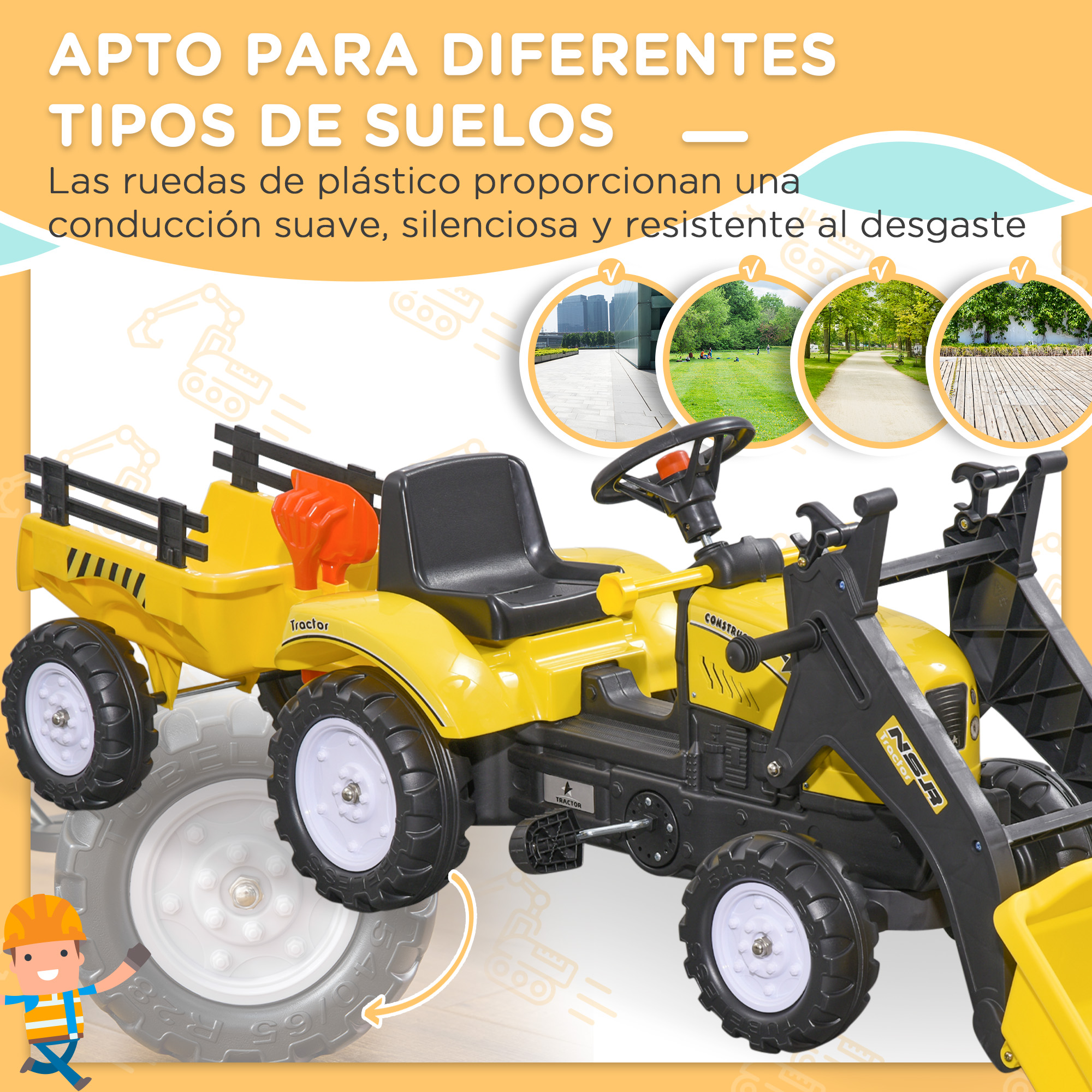 Kids Tractor De NiÃ±o Bateria Tractor John Deere A Bateria Para